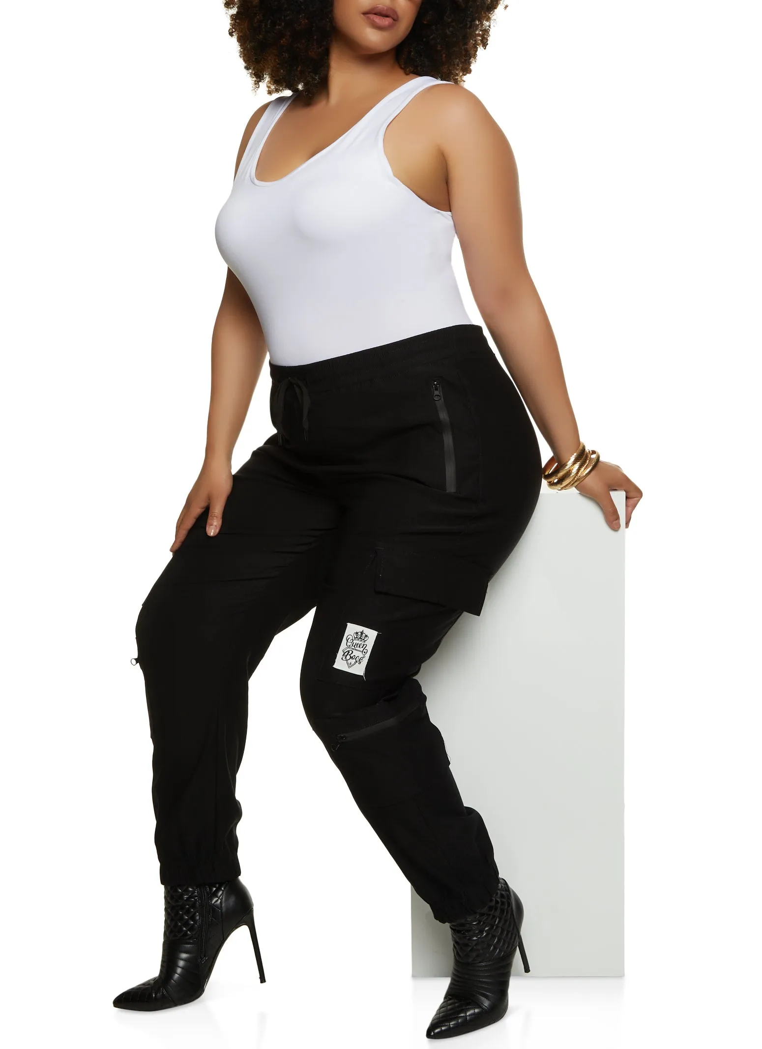 Plus Size Seamless Scoop Neck Bodysuit sold by Rainbow product image thumbnail 2