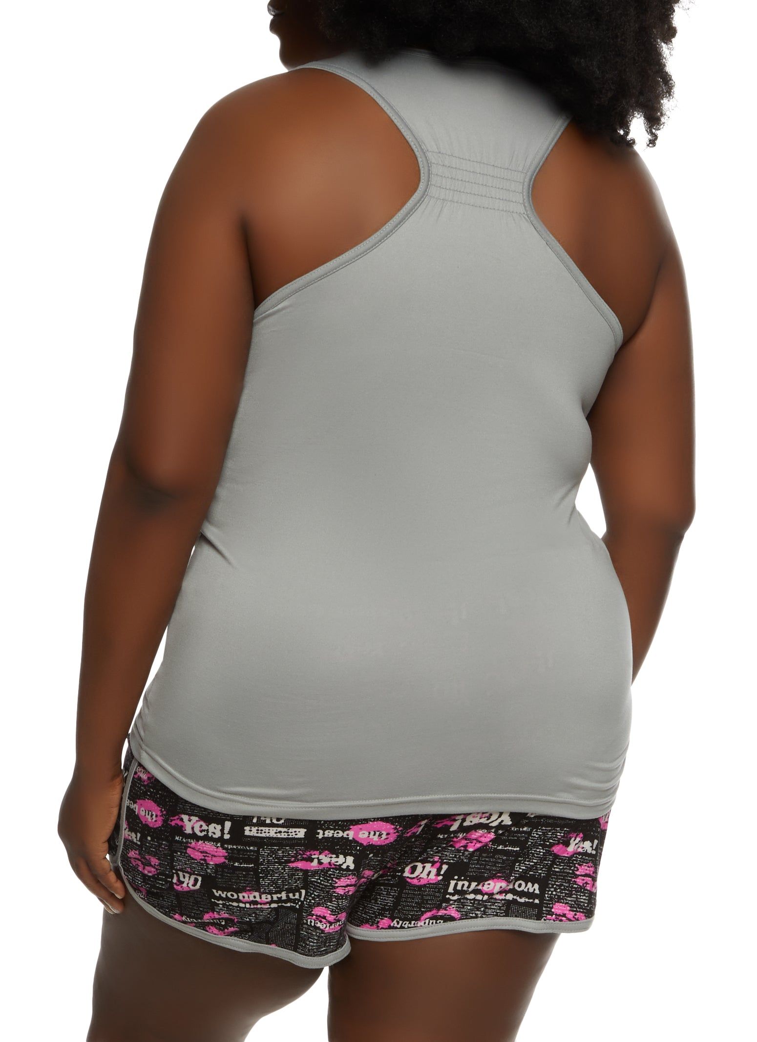 Plus Size Mrs Always Right Pajama Tank Top and Shorts sold by Rainbow product image thumbnail 2