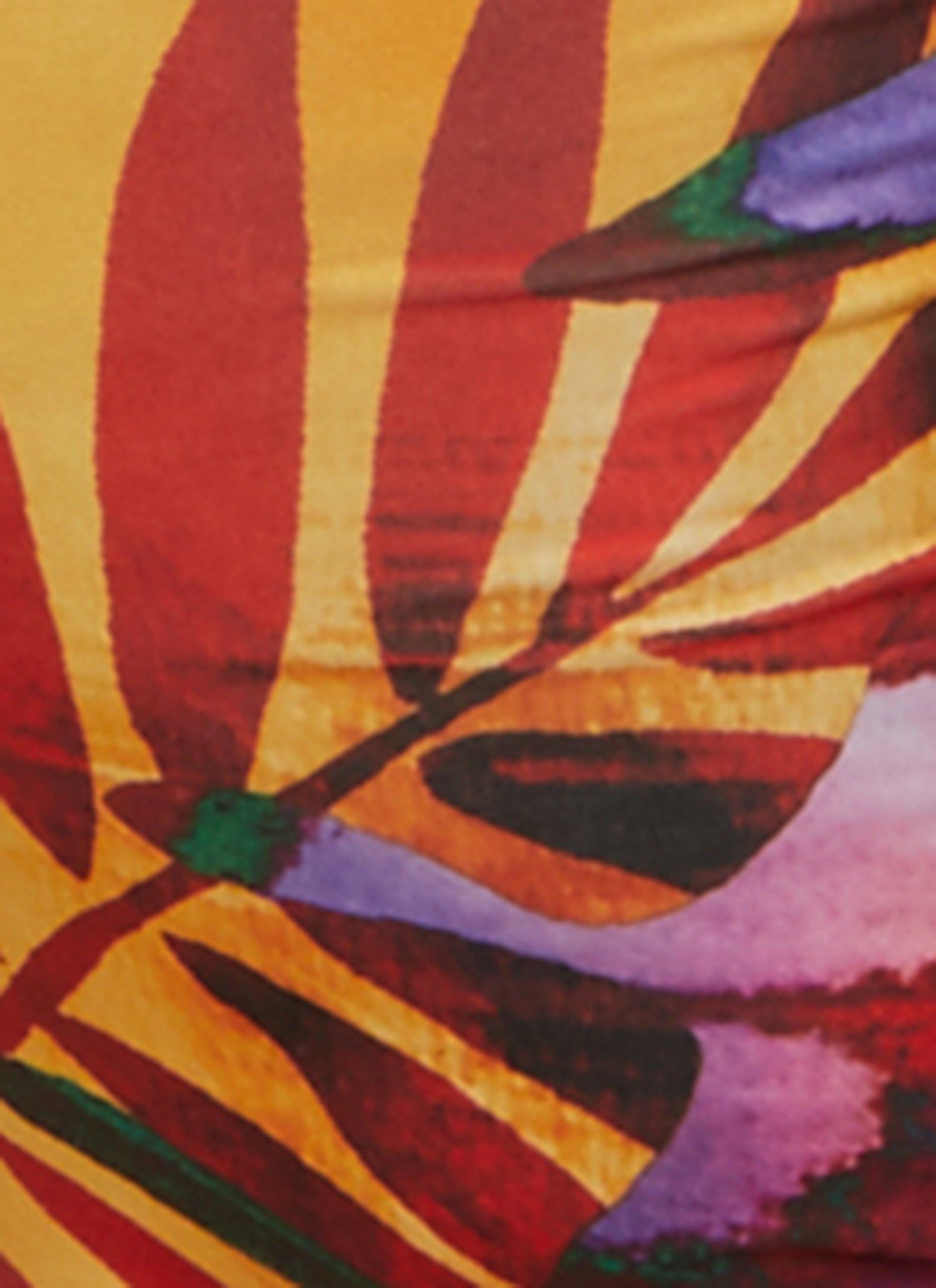 Plus Size Tropical Leaf Print High Waisted Leggings sold by Rainbow product image thumbnail 3