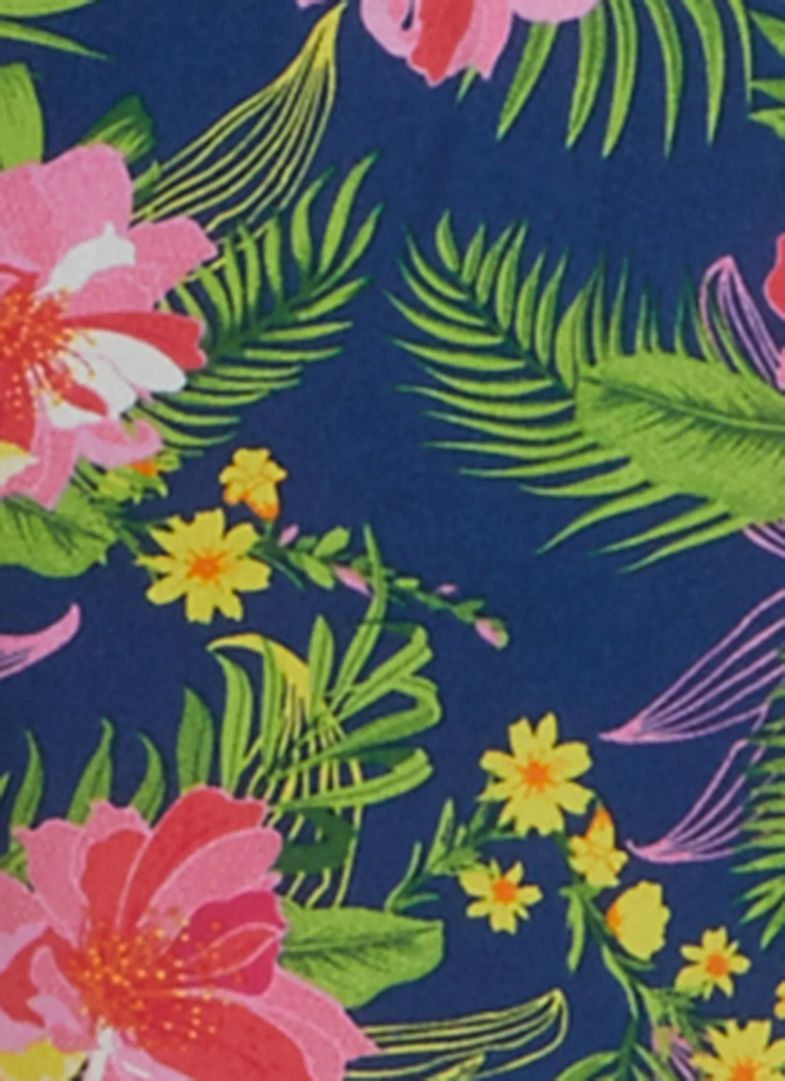 Plus Size Floral Print Pocket Strapless Romper sold by Rainbow product image thumbnail 4