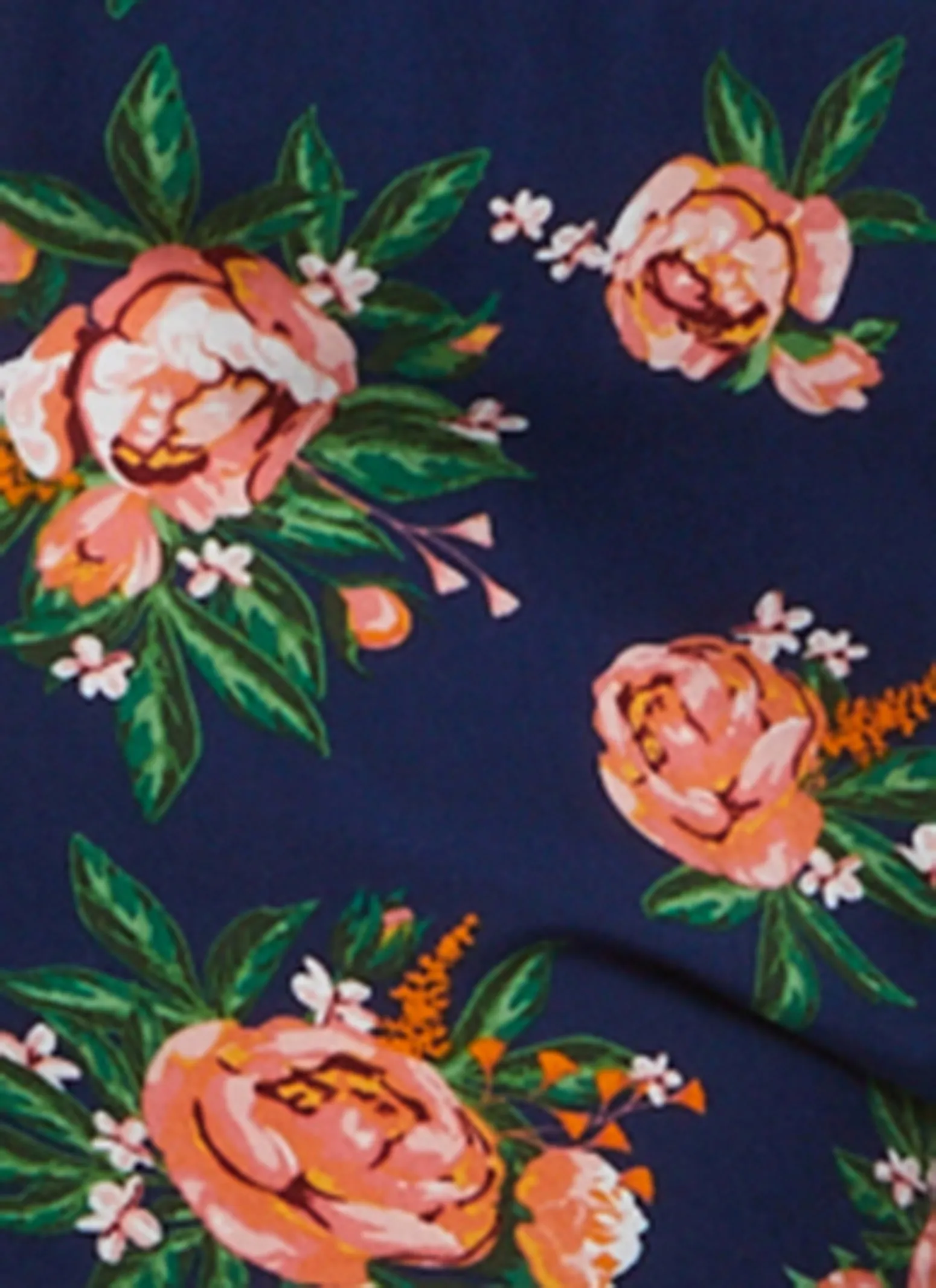 Plus Size Floral Print Crochet Detail Strapless Jumpsuit sold by Rainbow product image thumbnail 4