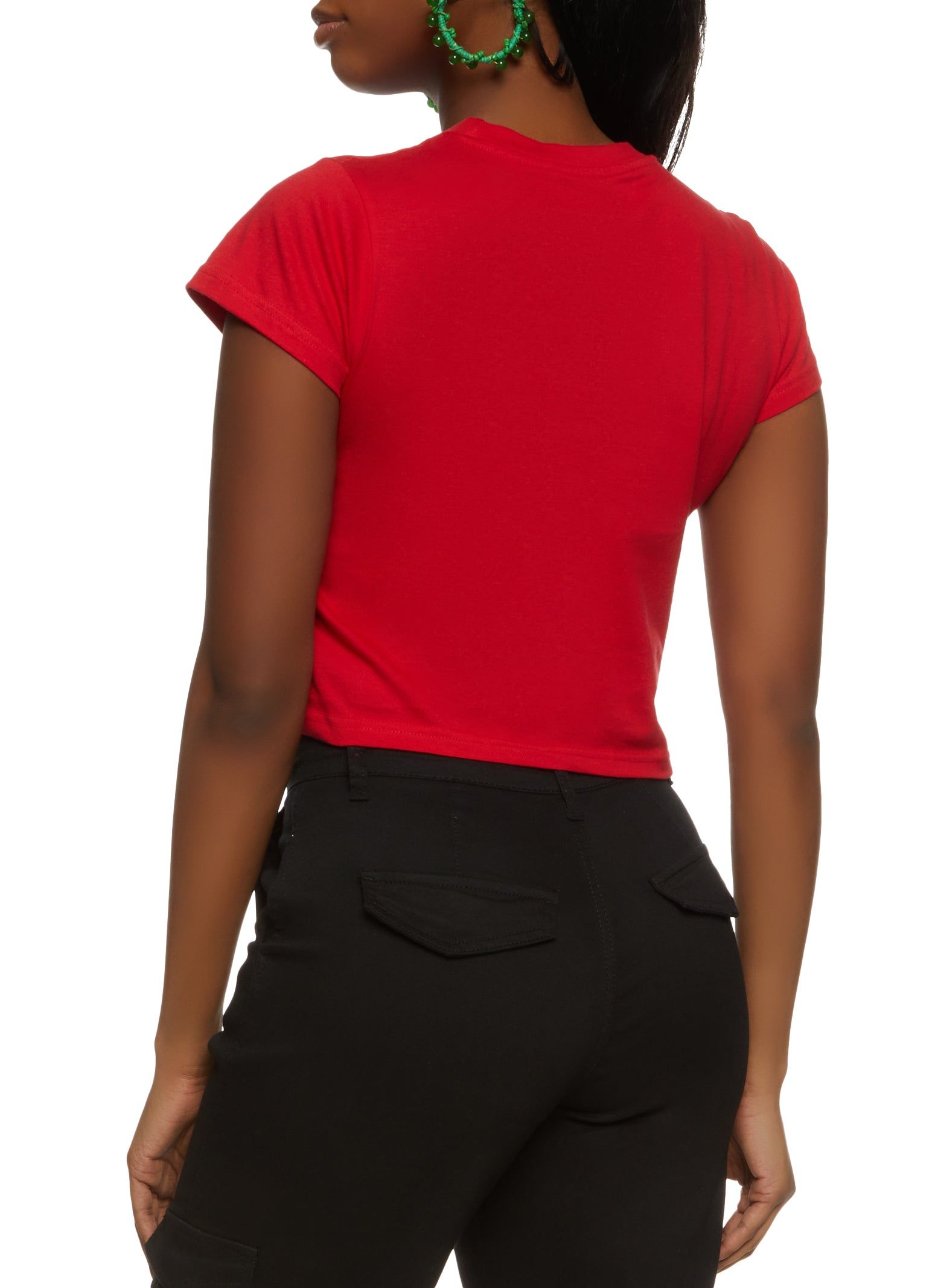 Black History Month Cropped Graphic Tee sold by Rainbow product image thumbnail 2