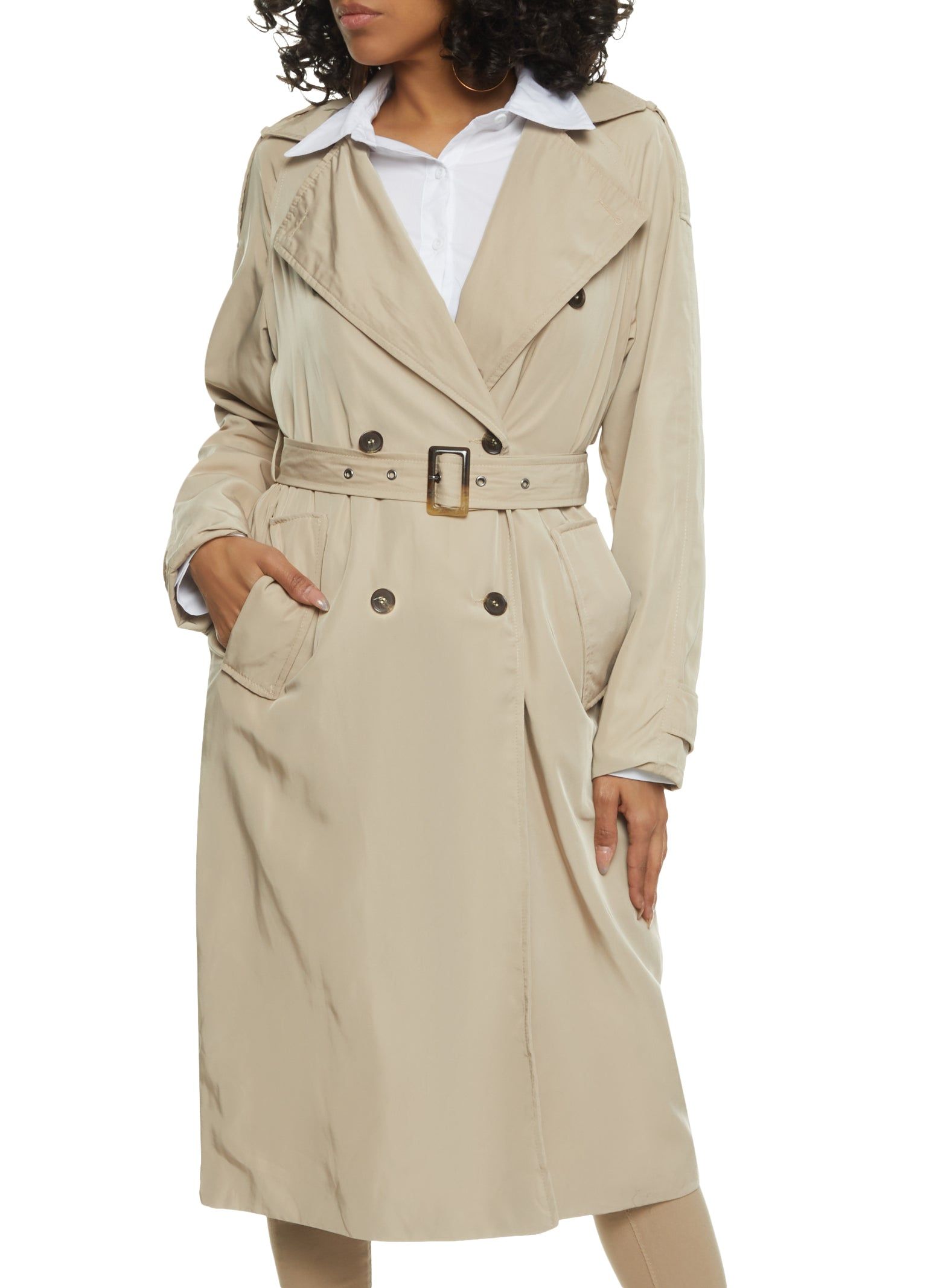 Belted Trench Coat sold by Rainbow