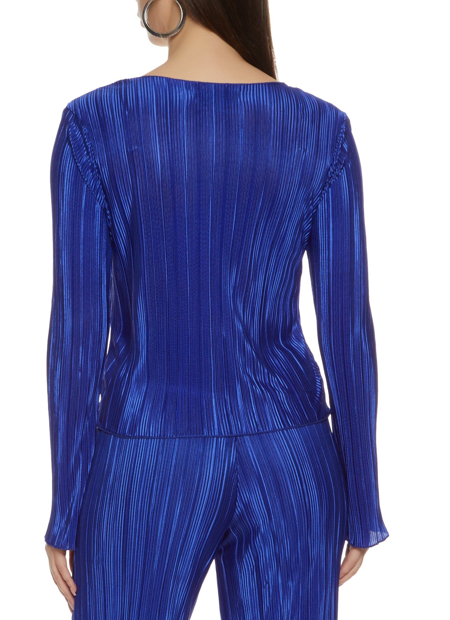 Plisse High Waisted Wide Leg Pants sold by Rainbow product image thumbnail 3