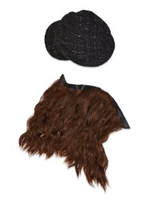 Faux Hair Tweed Cabbie Hat sold by Rainbow