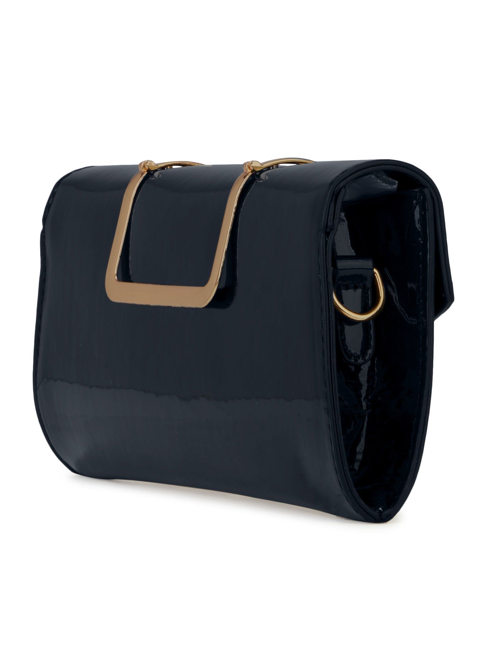 Faux Patent Leather Convertible Crossbody Clutch sold by Rainbow product image thumbnail 3