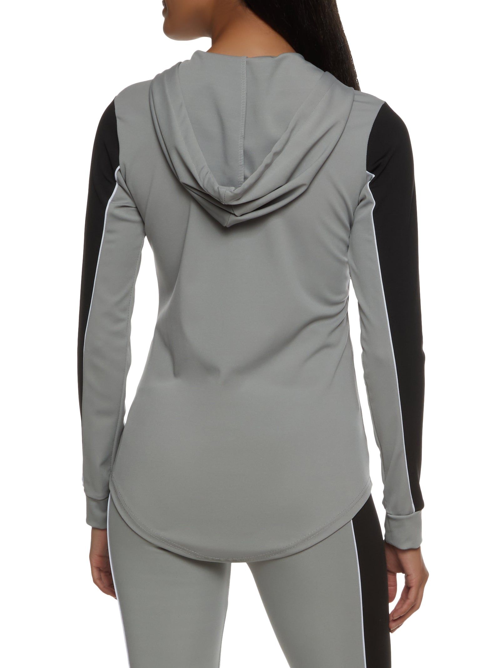 Color Block Stripe Detail Track Jacket sold by Rainbow product image thumbnail 3