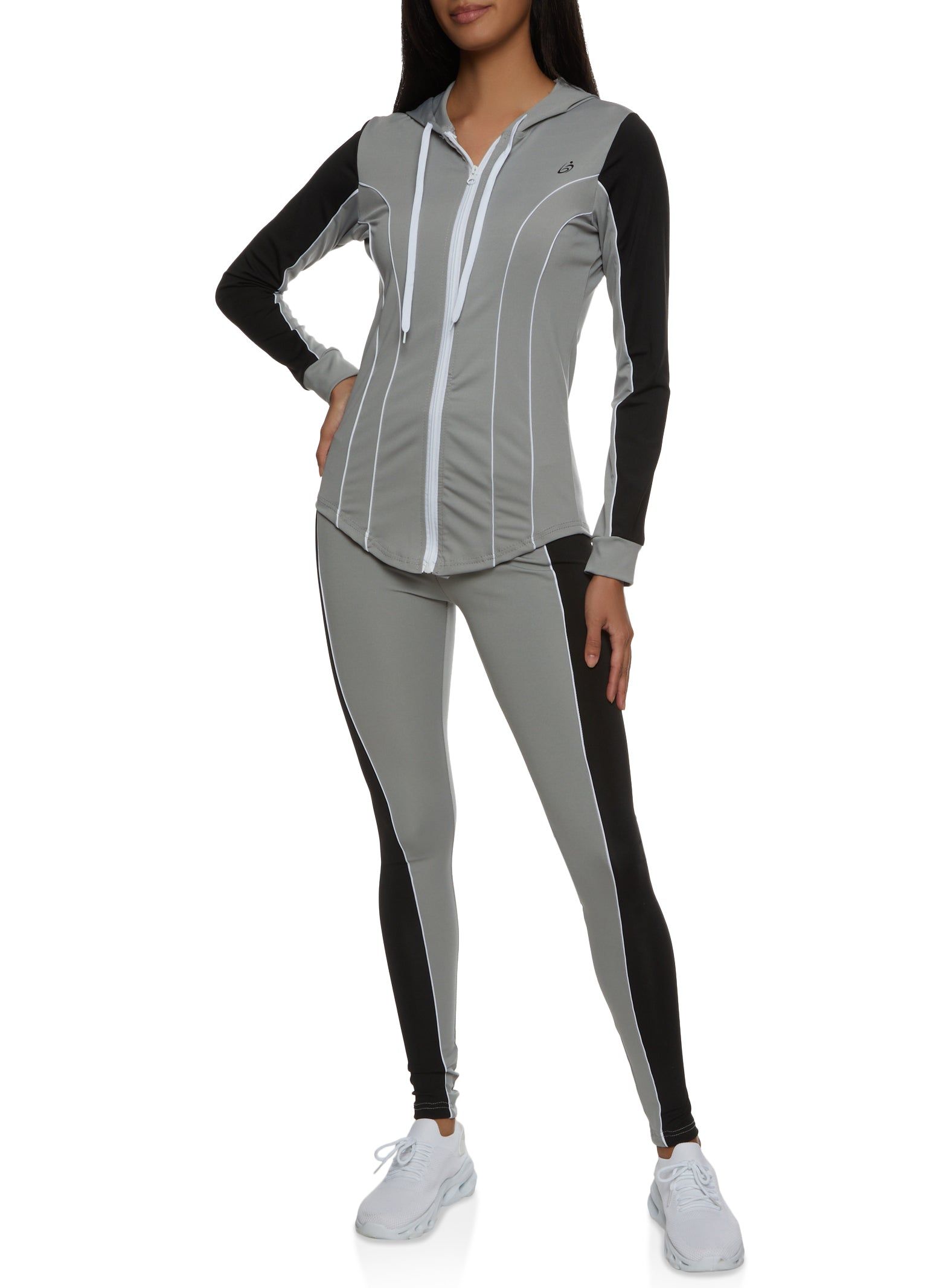 Color Block Stripe Detail Track Jacket sold by Rainbow product image thumbnail 2