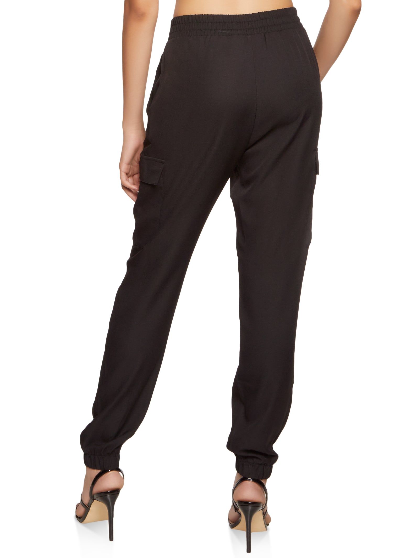 Crepe Knit Cargo Pocket Jogger sold by Rainbow product image thumbnail 2