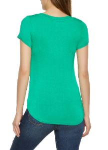 Basic Scoop Neck Tee sold by Rainbow