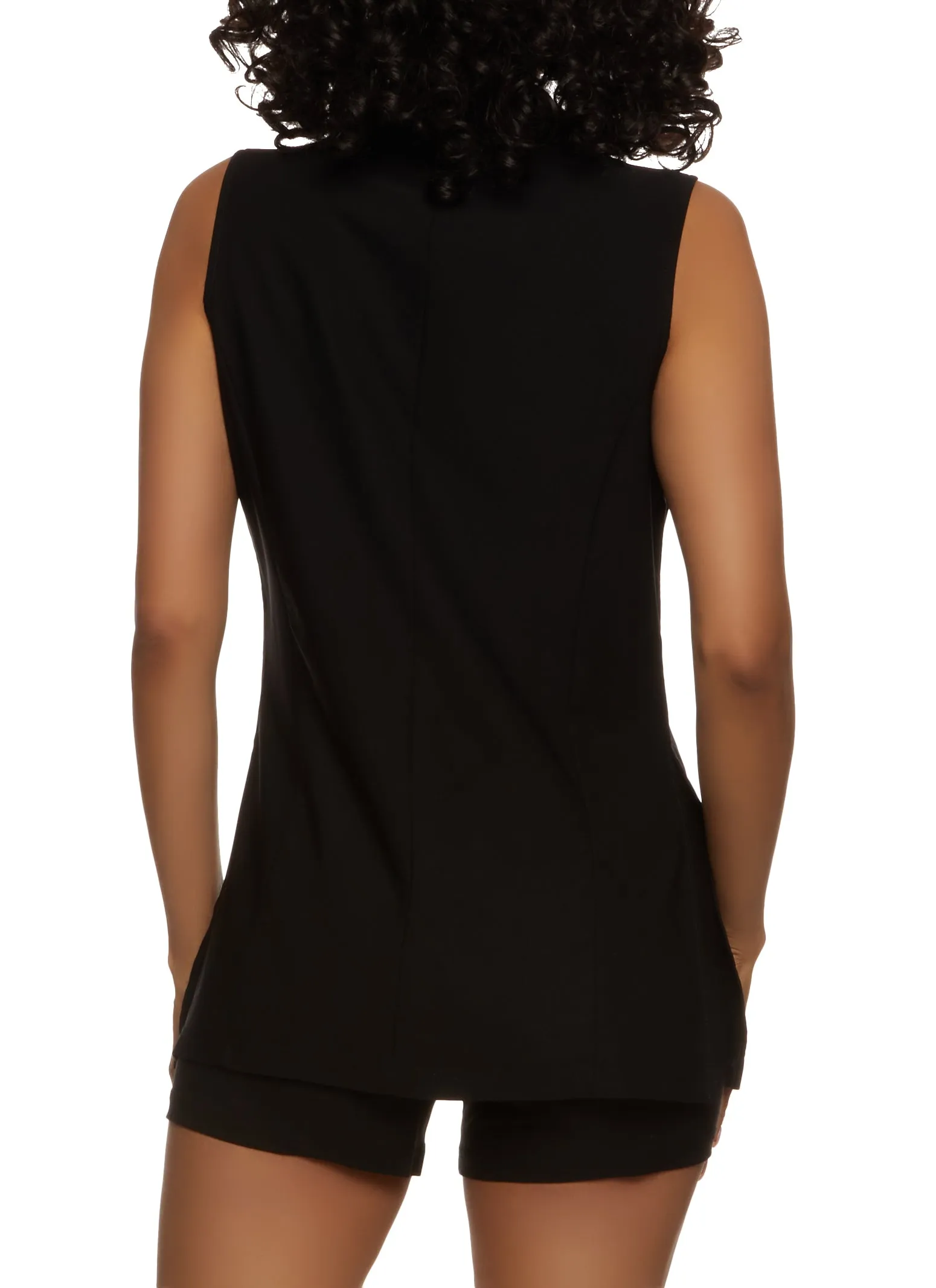 Sleeveless One Button Blazer Vest sold by Rainbow product image thumbnail 3