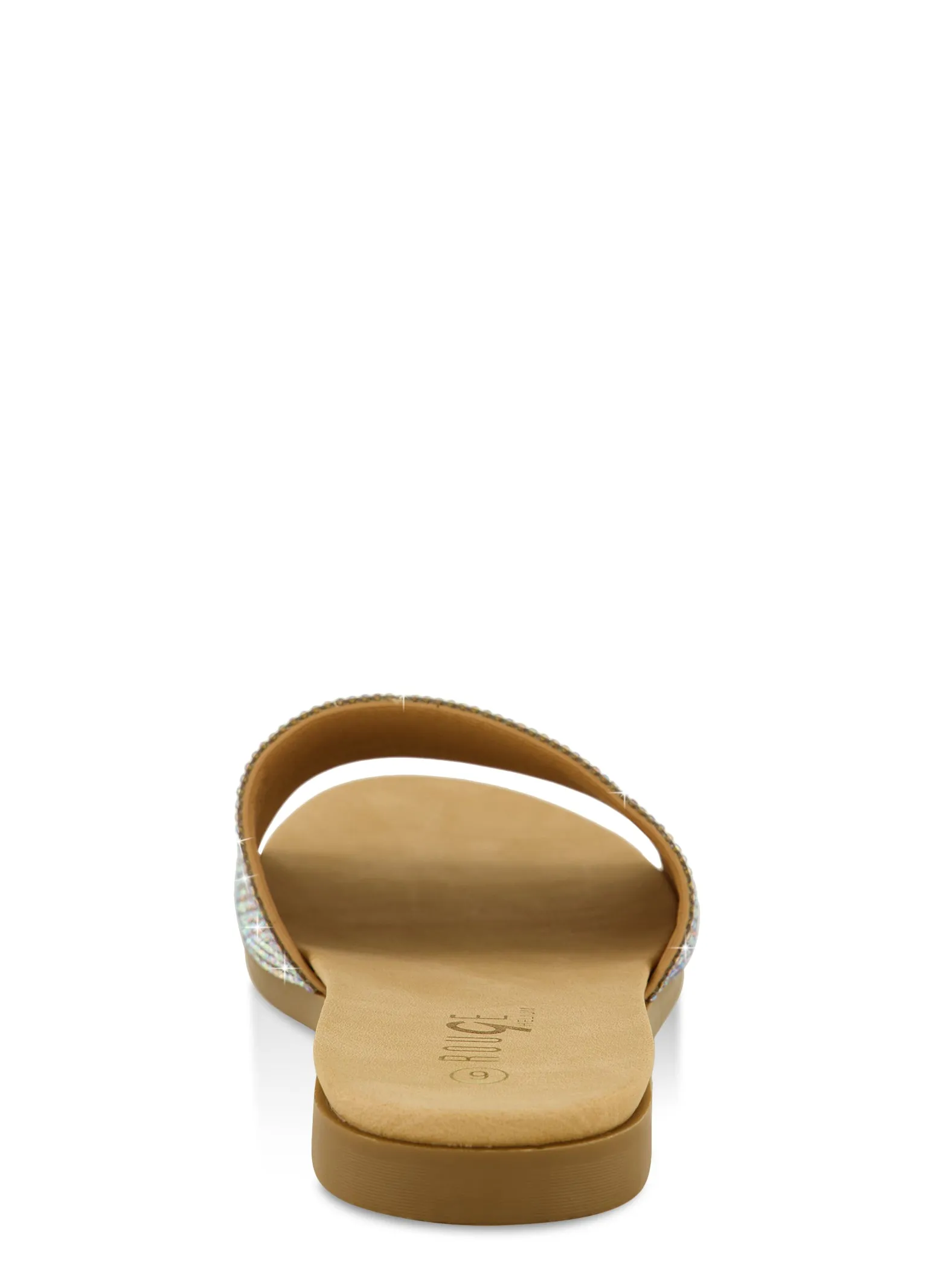 Rhinestone Band Open Toe Slide Sandals sold by Rainbow product image thumbnail 3