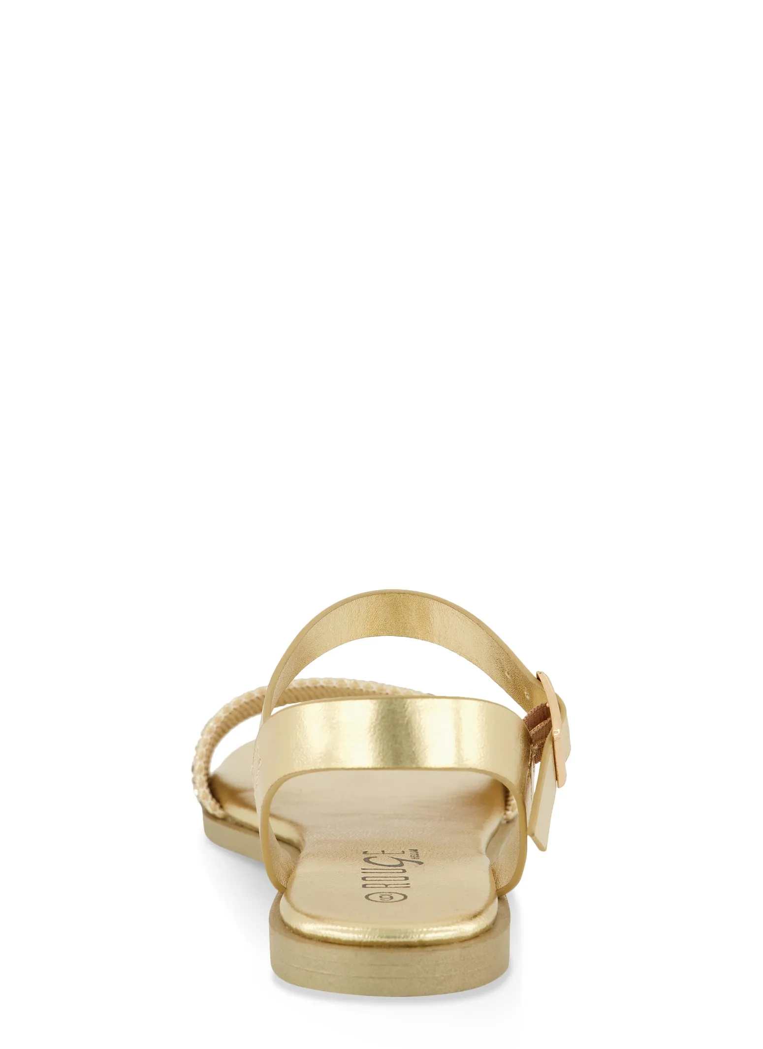 Beaded Ankle Strap Flat Sandals sold by Rainbow product image thumbnail 3