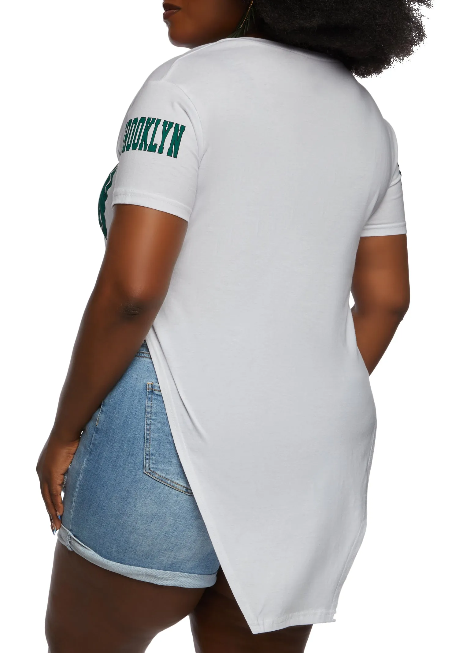 Plus Size 1898 Brooklyn New York Notch Neck Top sold by Rainbow product image thumbnail 3