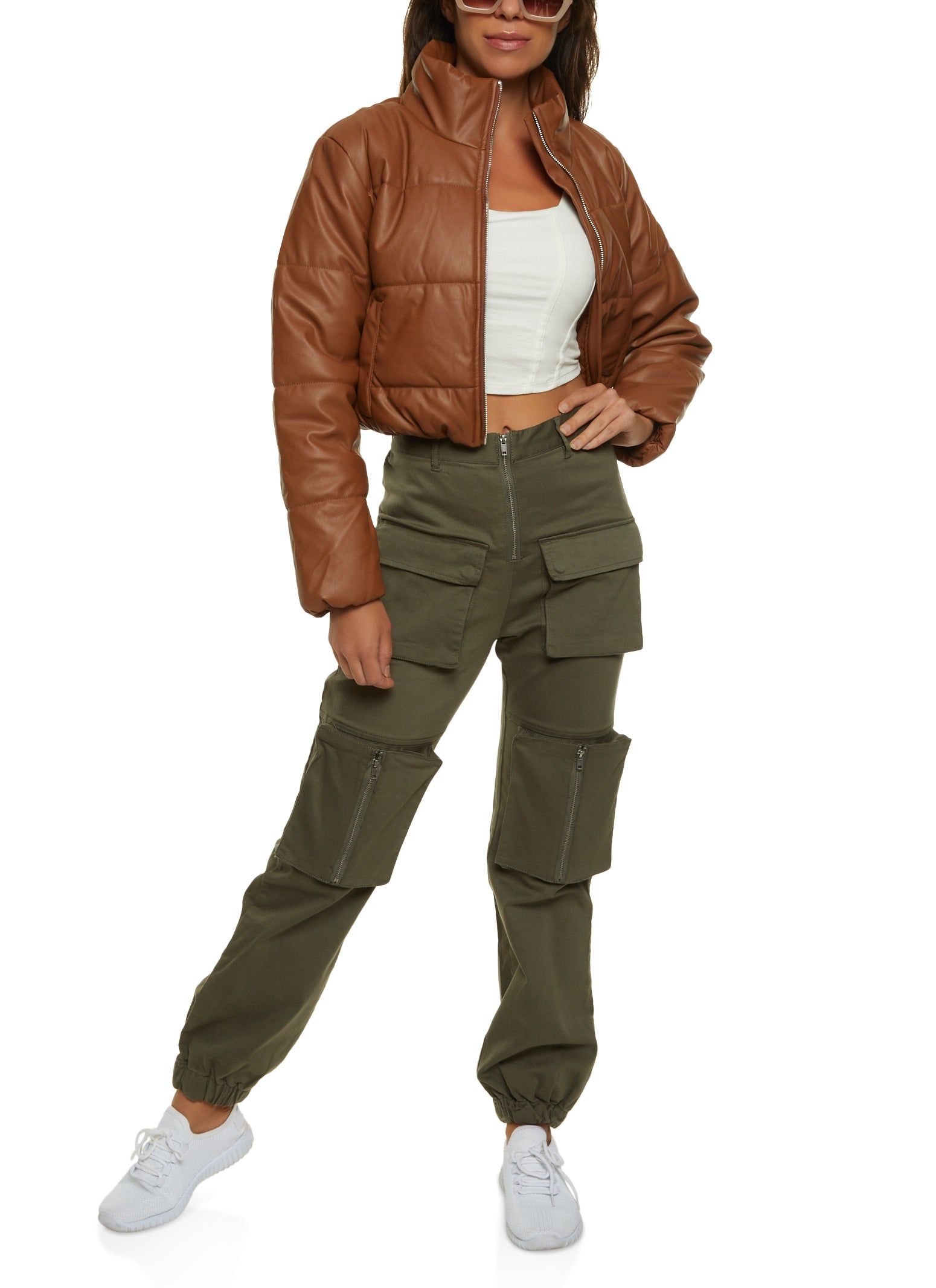 Zip Front Cargo Joggers sold by Rainbow product image thumbnail 2