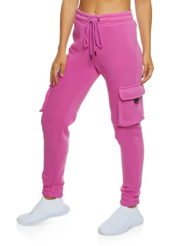 Fleece Deep Cargo Pocket Joggers sold by Rainbow