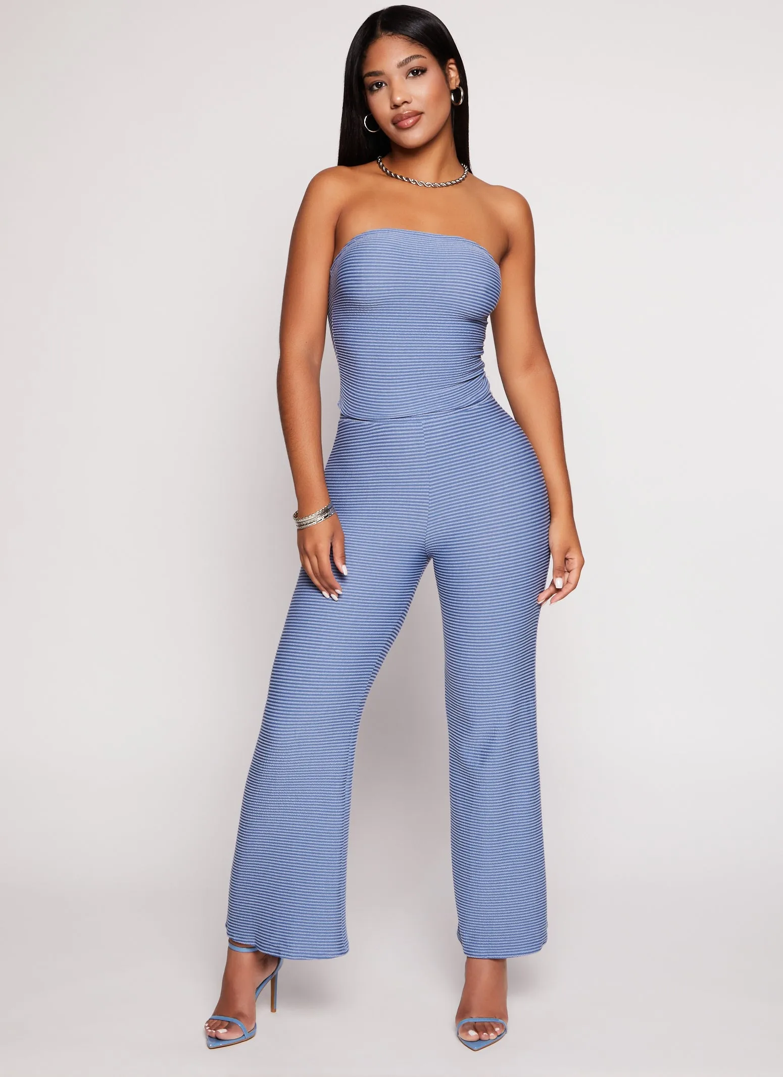 Textured Rib Knit Tube Top sold by Rainbow product image thumbnail 2