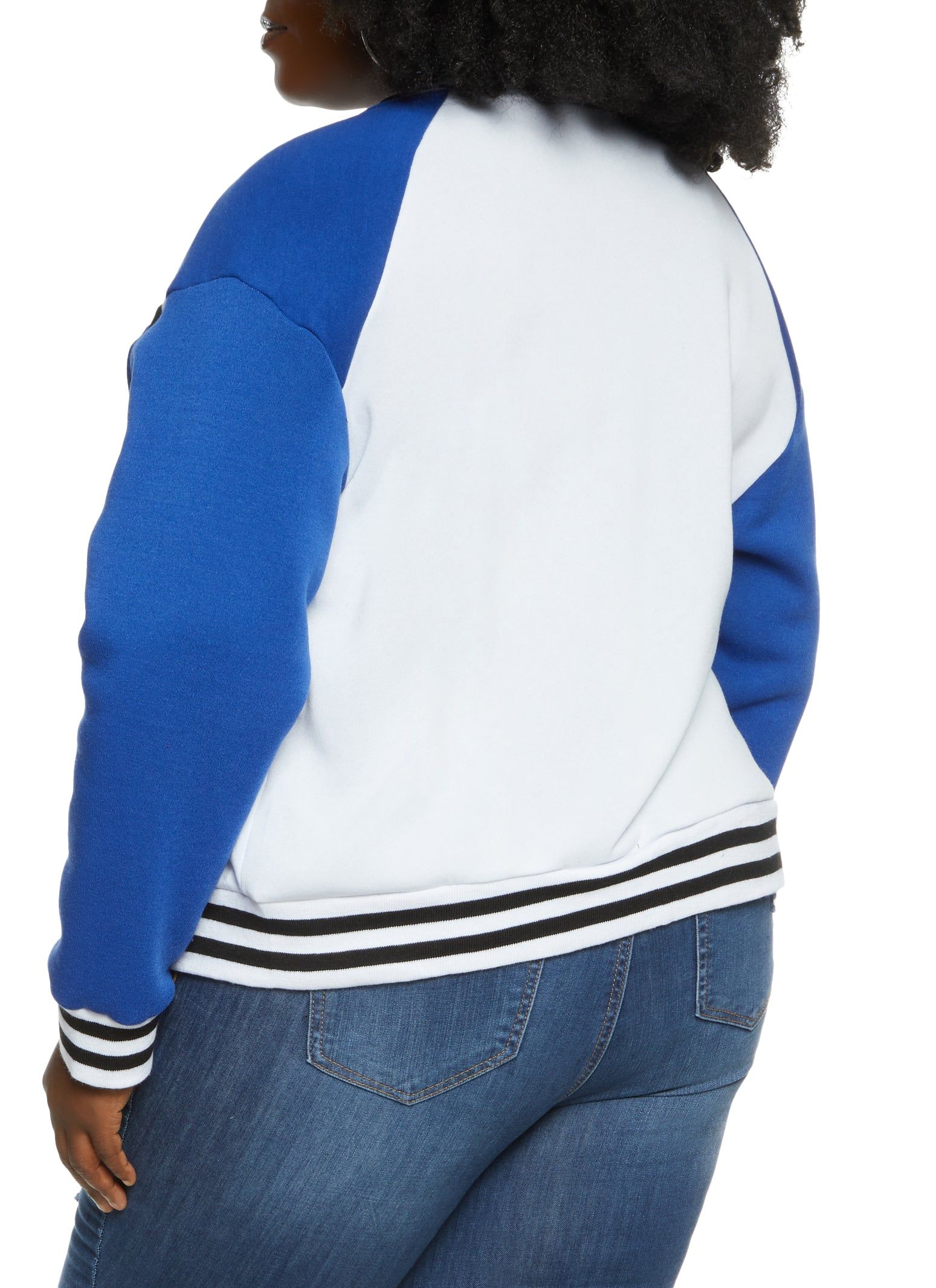 Plus Size Race Babe Varsity Jacket sold by Rainbow product image thumbnail 2
