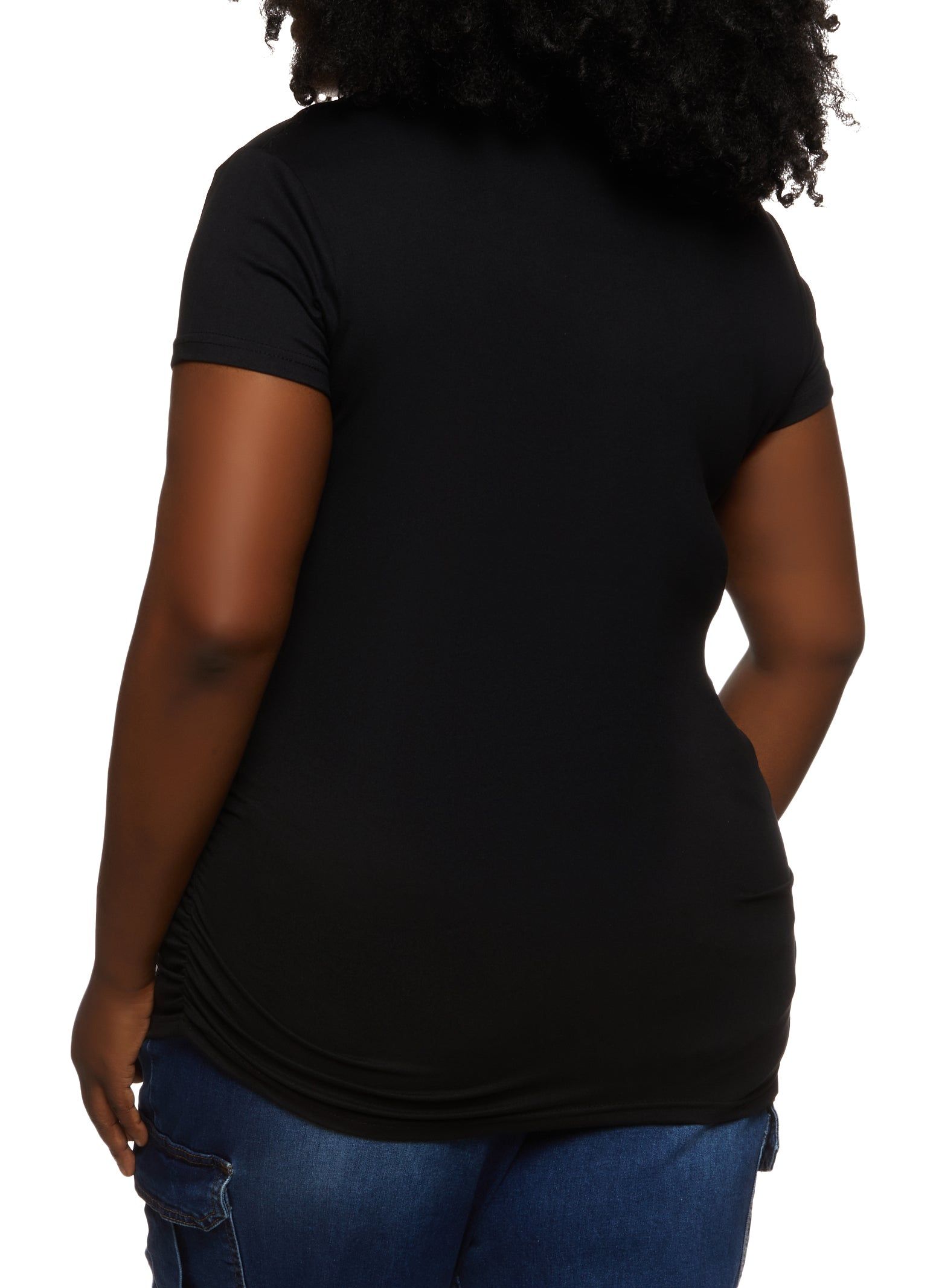 Plus Size Self Love Club Embossed Foil Graphic Tee sold by Rainbow product image thumbnail 2