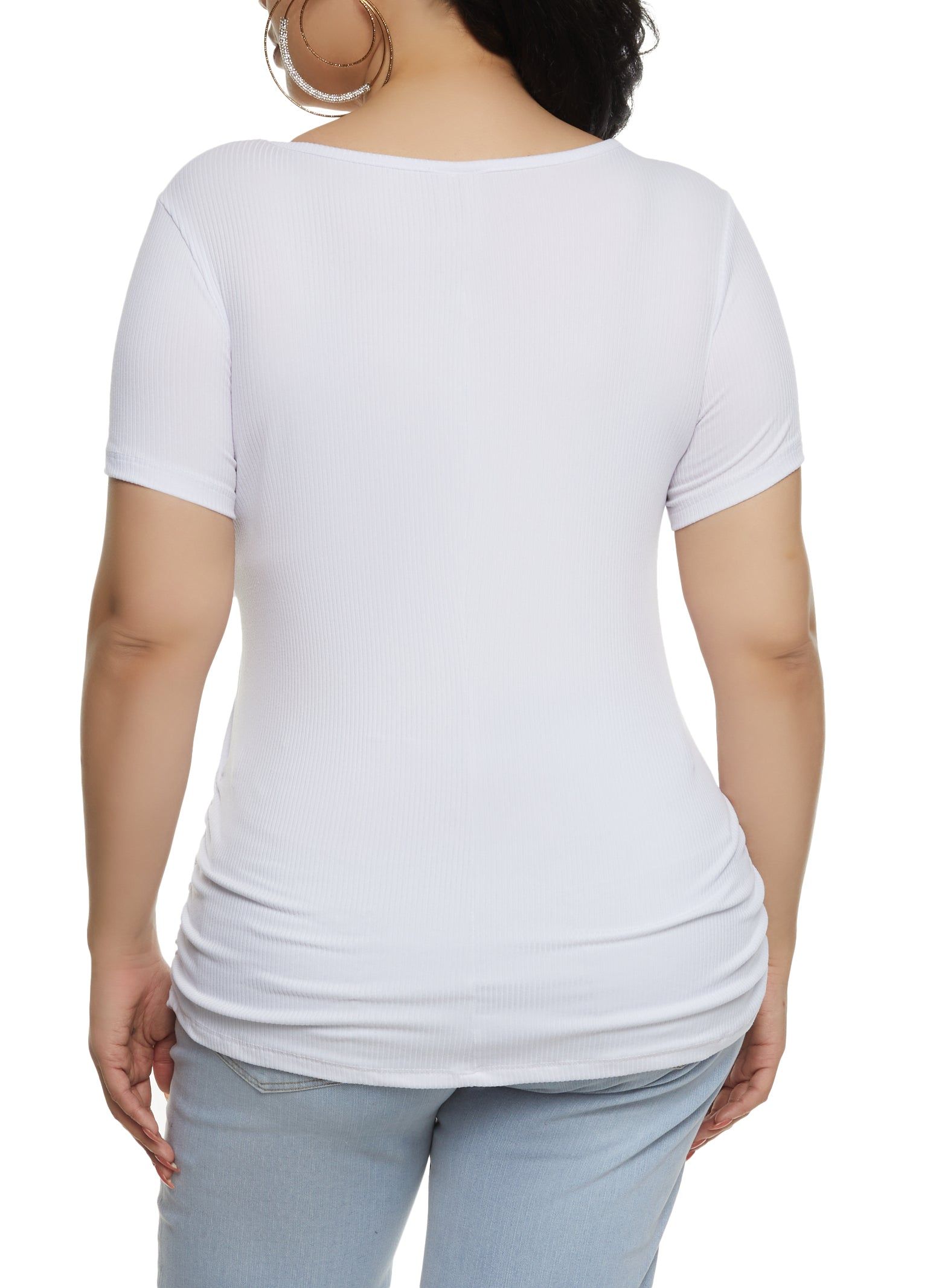 Plus Size Trusting God Rhinestone Embossed Graphic Tee sold by Rainbow product image thumbnail 2