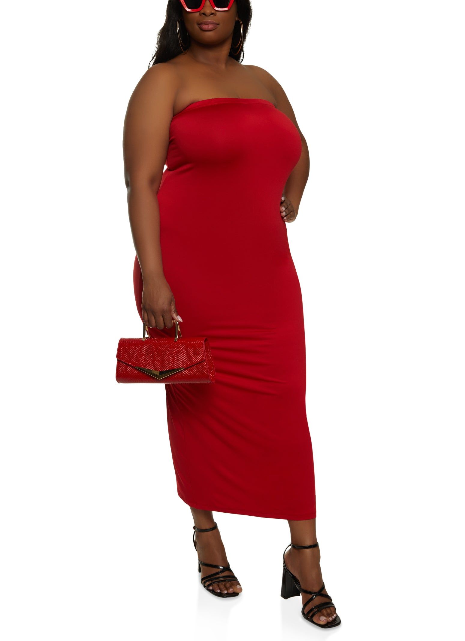 Plus Size Tube Maxi Dress sold by Rainbow