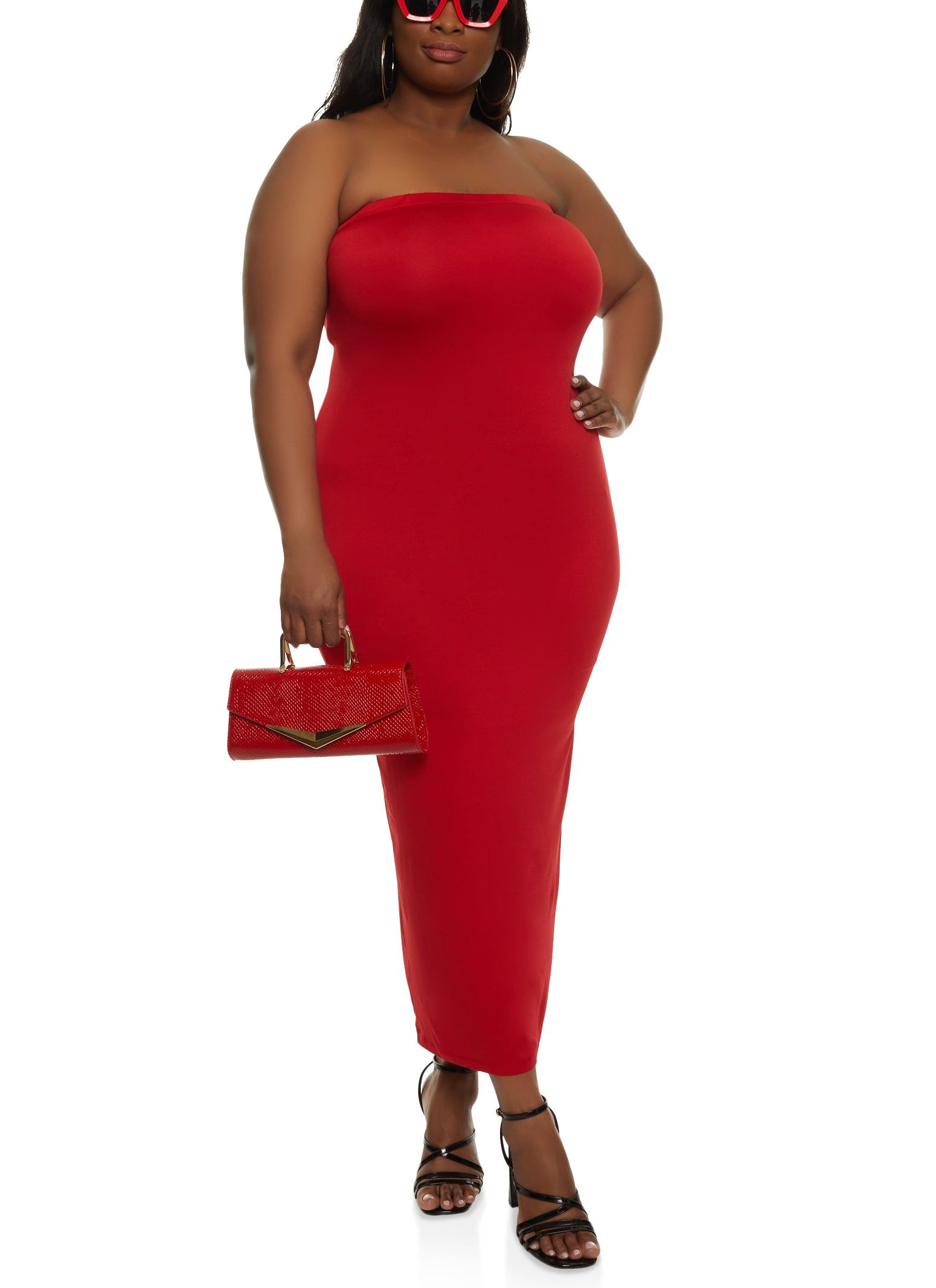 Plus Size Tube Maxi Dress sold by Rainbow product image thumbnail 2