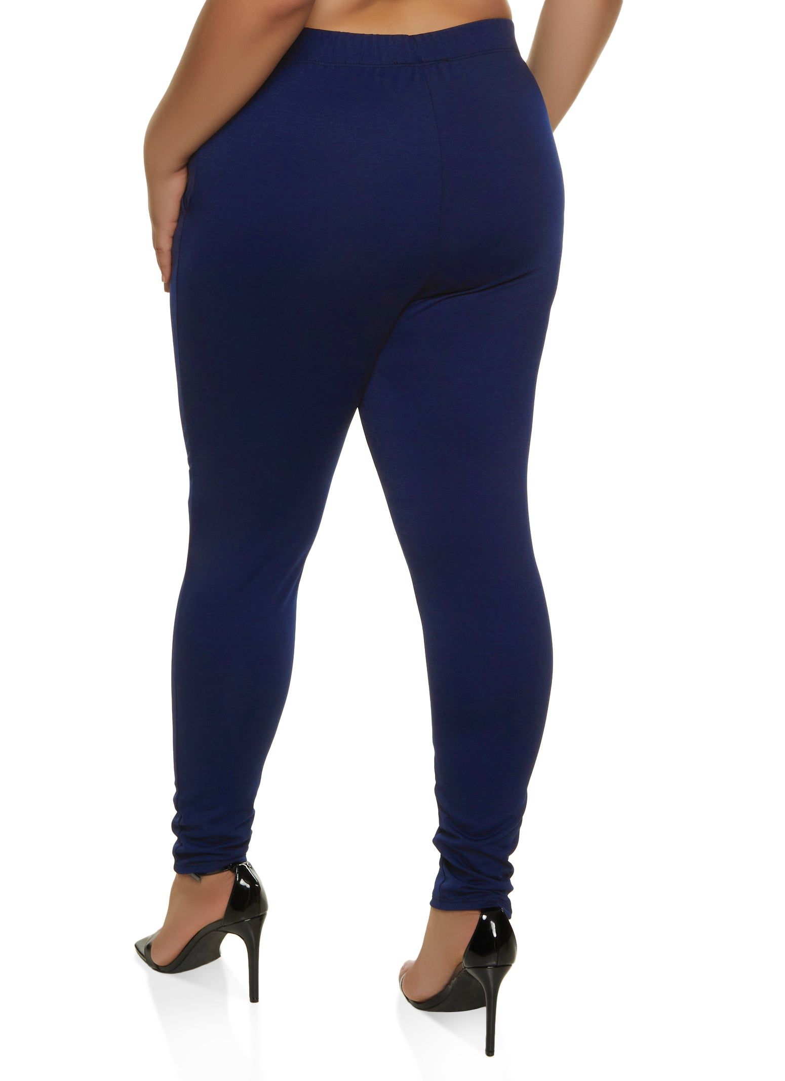 Plus Size Ponte Pintuck Pull On Pants sold by Rainbow product image thumbnail 2