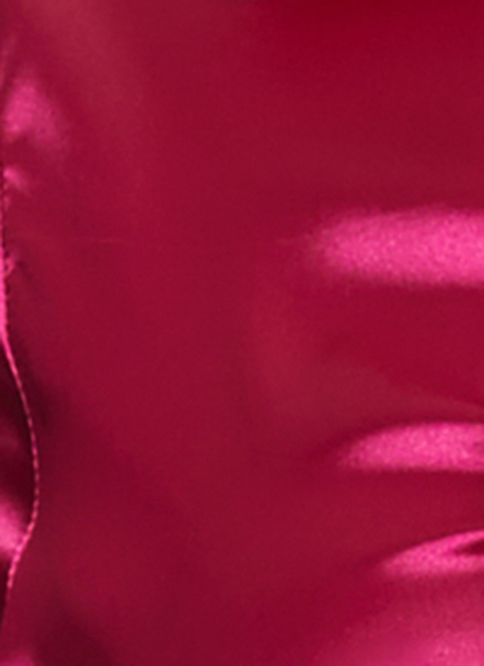 Satin Puff Sleeve Tie Front Crop Top sold by Rainbow product image thumbnail 3