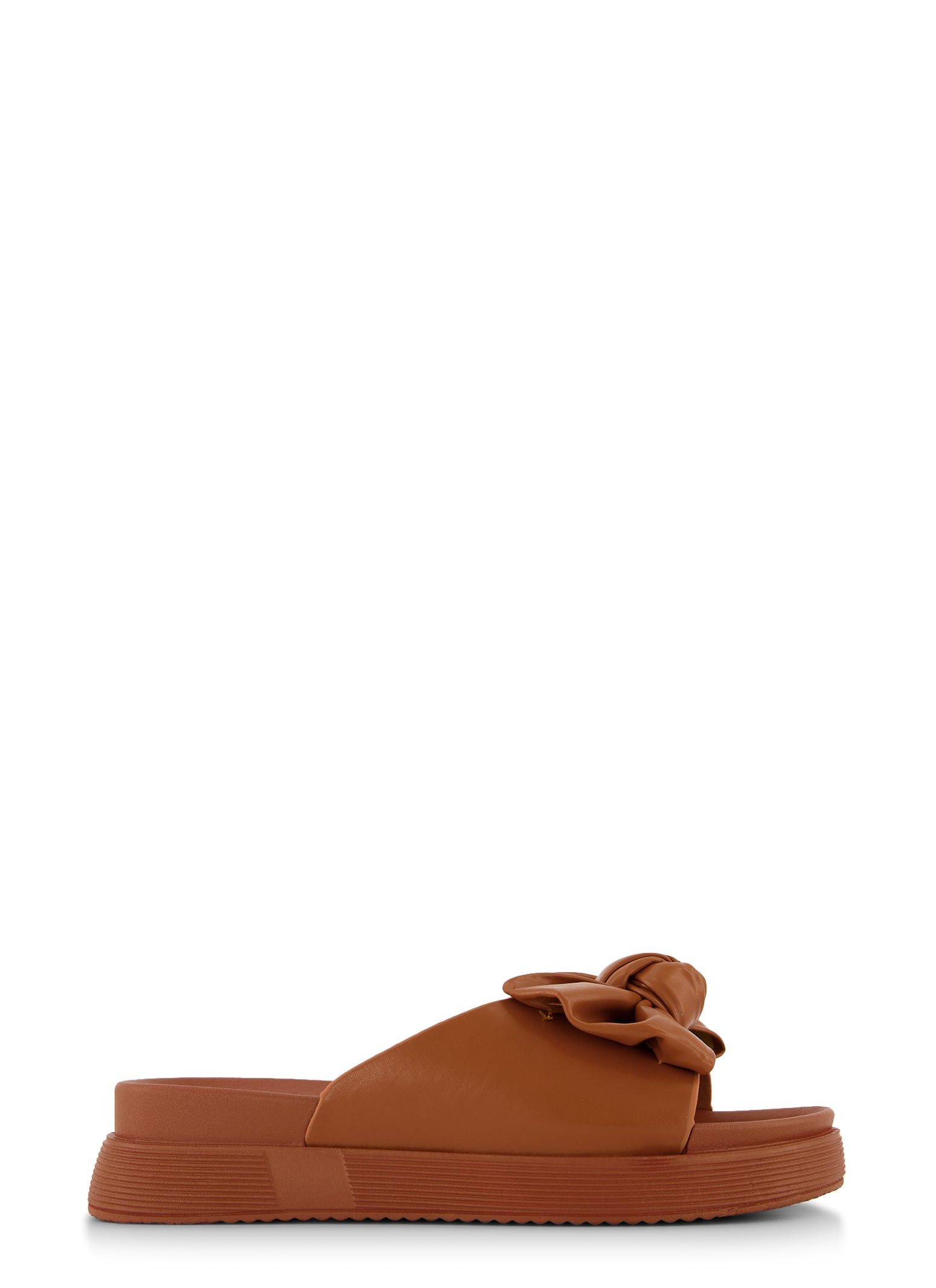Solid Bow Tie Band Slide Sandals sold by Rainbow product image thumbnail 2