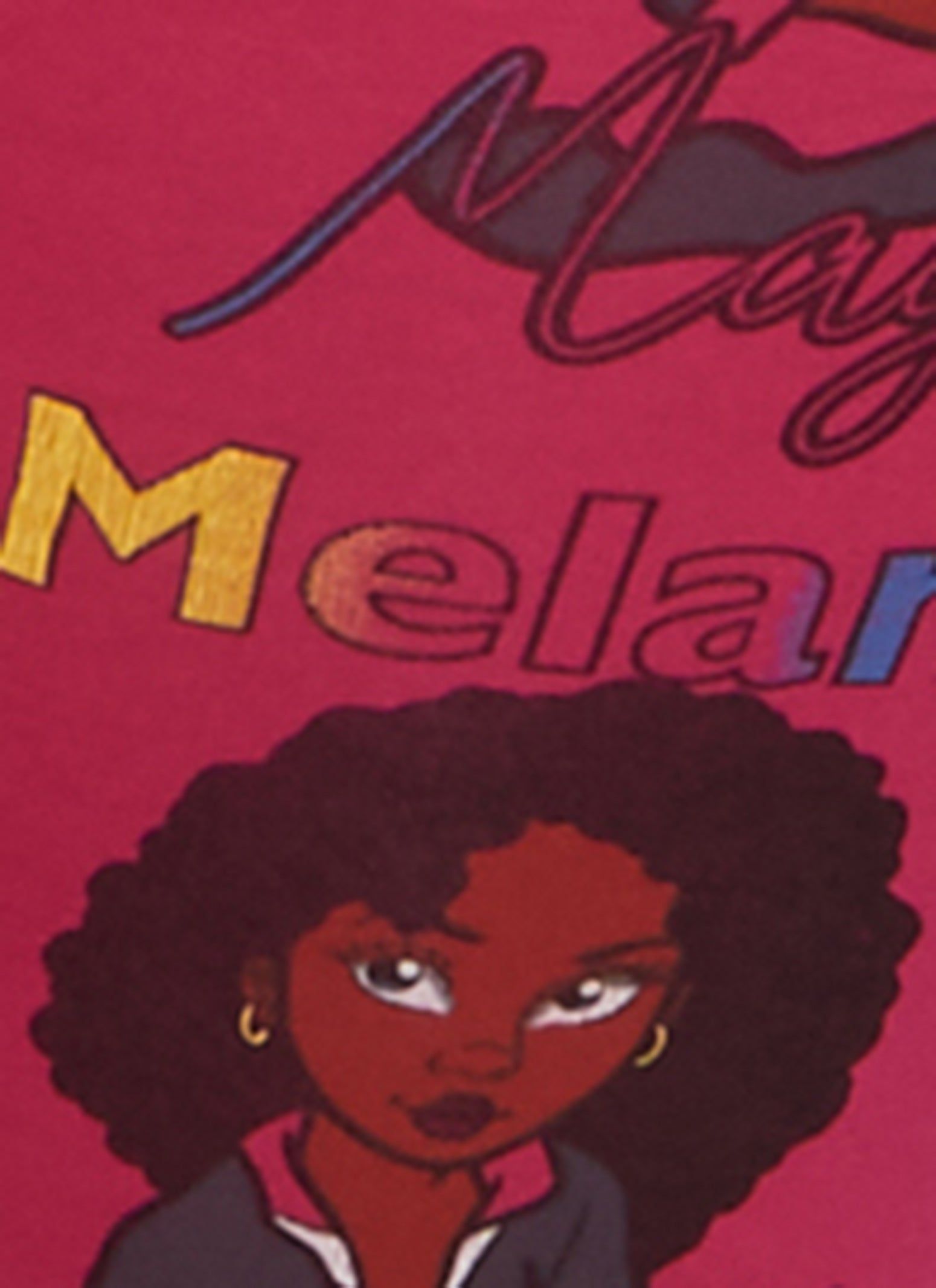 Plus Size High Waist Melanin Graphic Leggings sold by Rainbow product image thumbnail 3