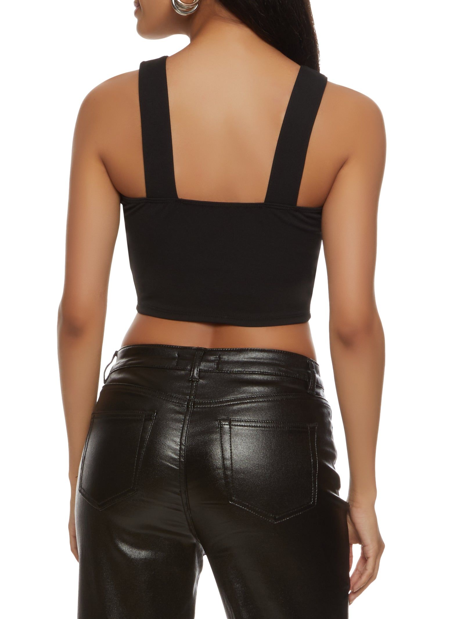 Grommet Trim Crop Top sold by Rainbow product image thumbnail 2