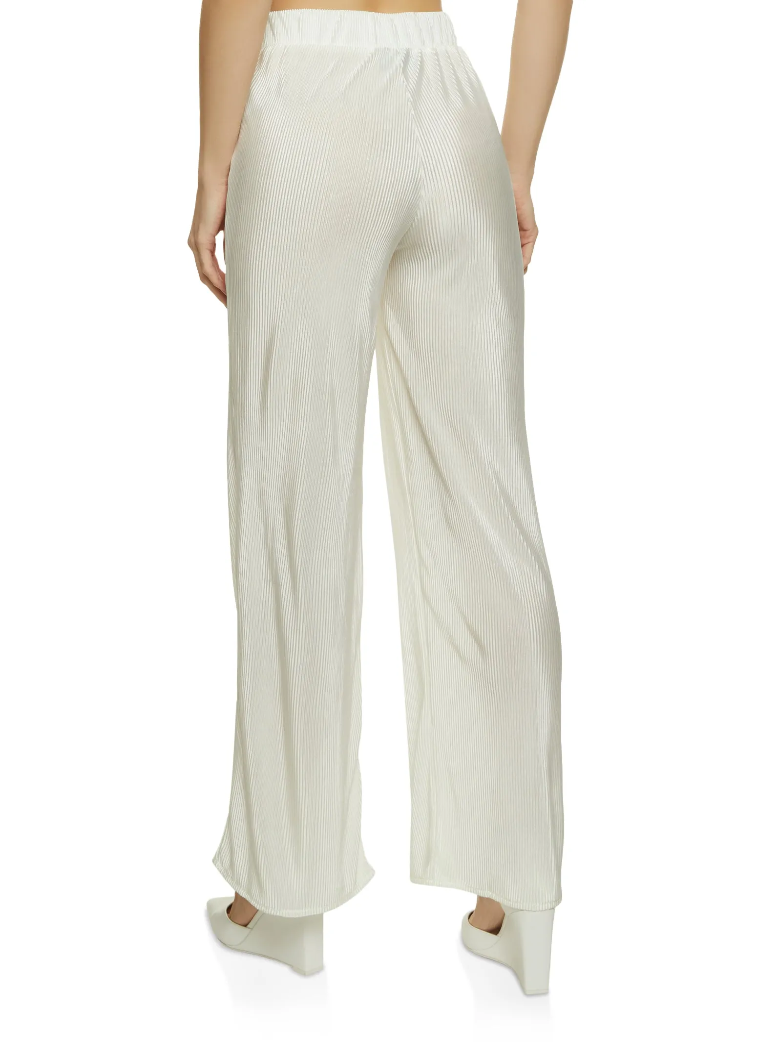 High Waist Plisse Palazzo Pants sold by Rainbow product image thumbnail 2