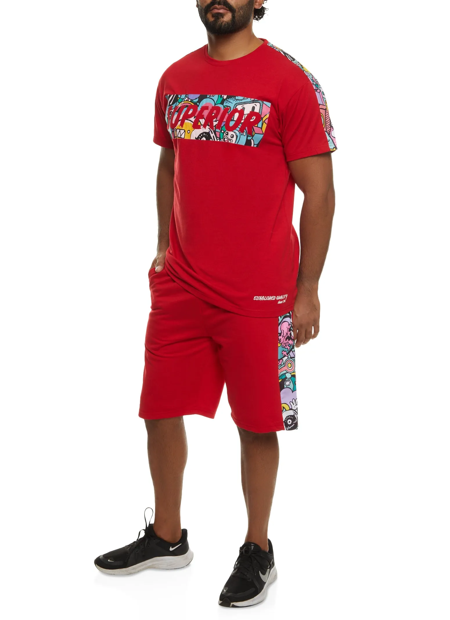 Mens Superior Short Sleeve Graphic Tee sold by Rainbow product image thumbnail 2