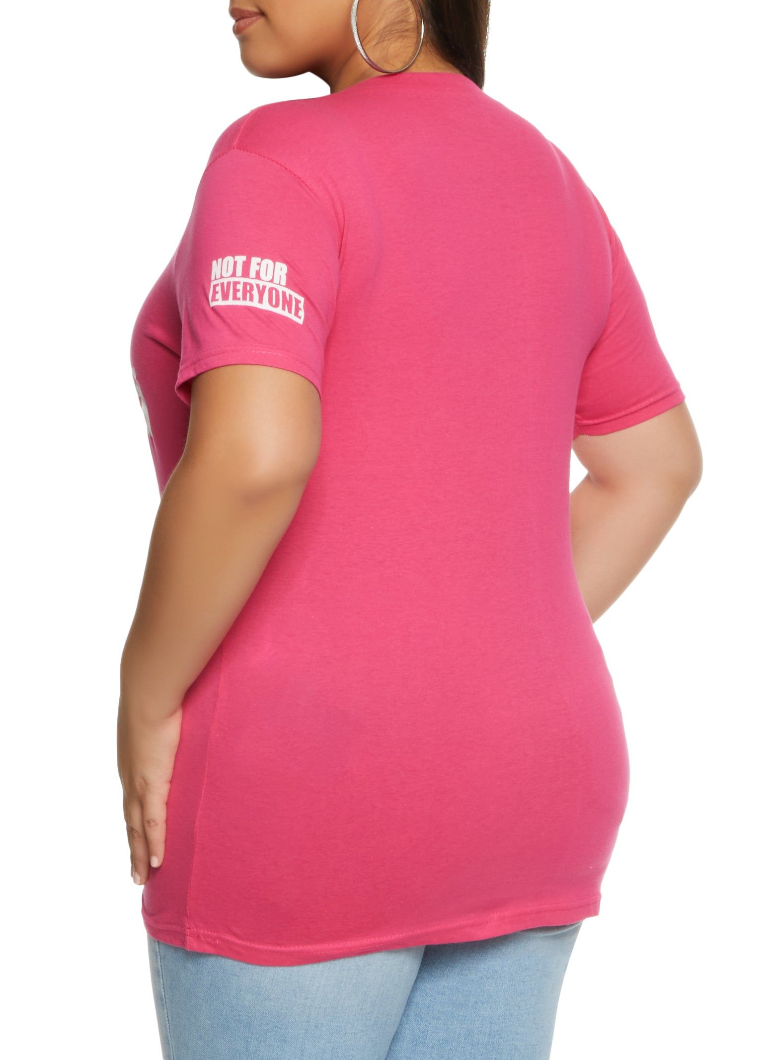 Plus Size Im Not For Everyone Oversized Tee sold by Rainbow product image thumbnail 2