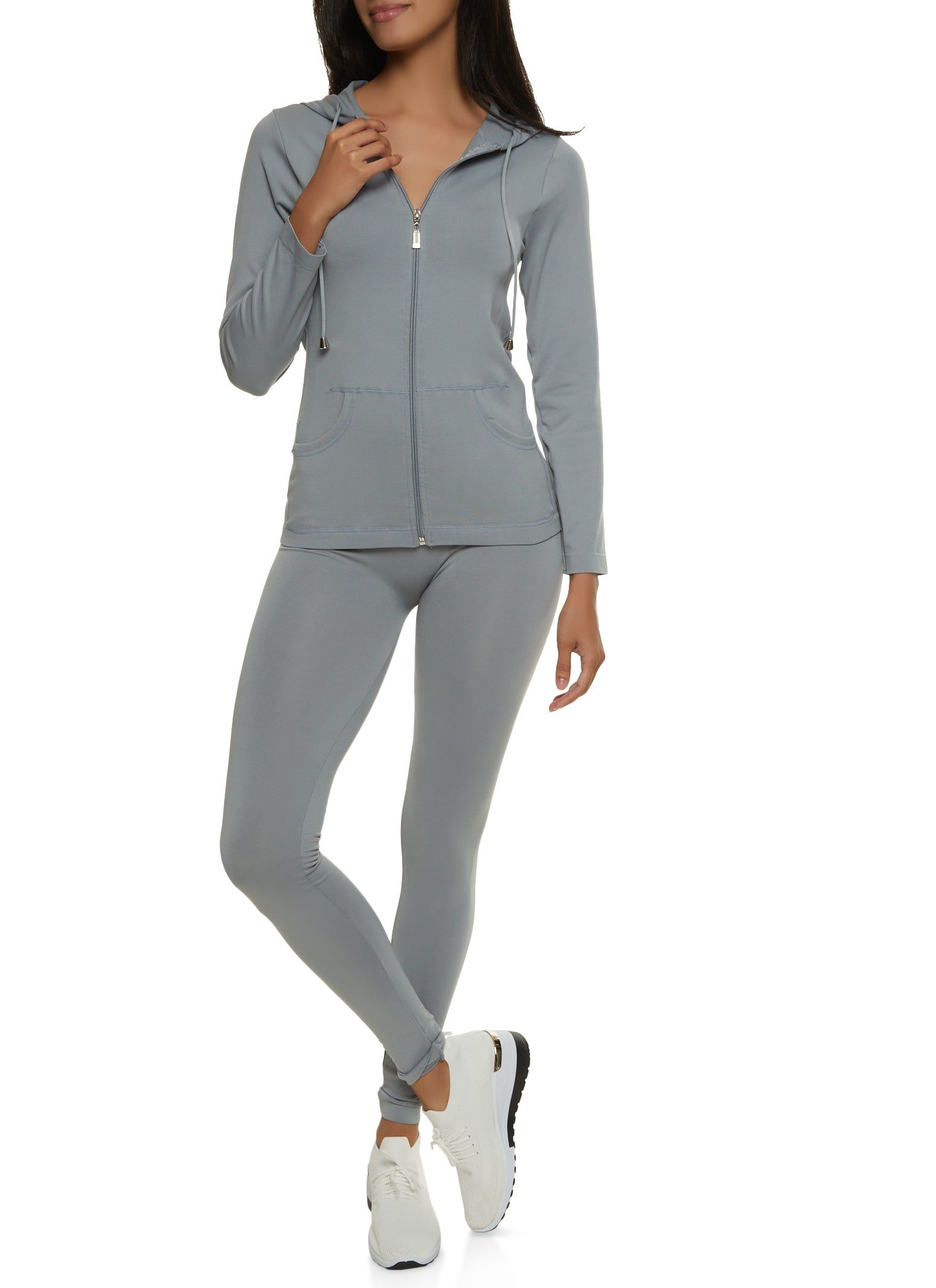 Basic Hooded Track Jacket sold by Rainbow product image thumbnail 2