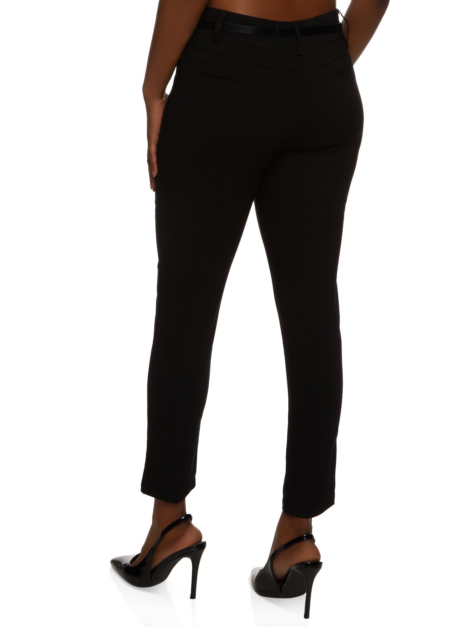 Belted Straight Leg Dress Pants sold by Rainbow product image thumbnail 2