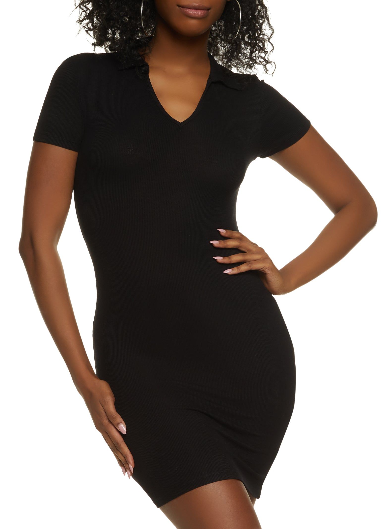 Johnny Collar T Shirt Mini Dress sold by Rainbow