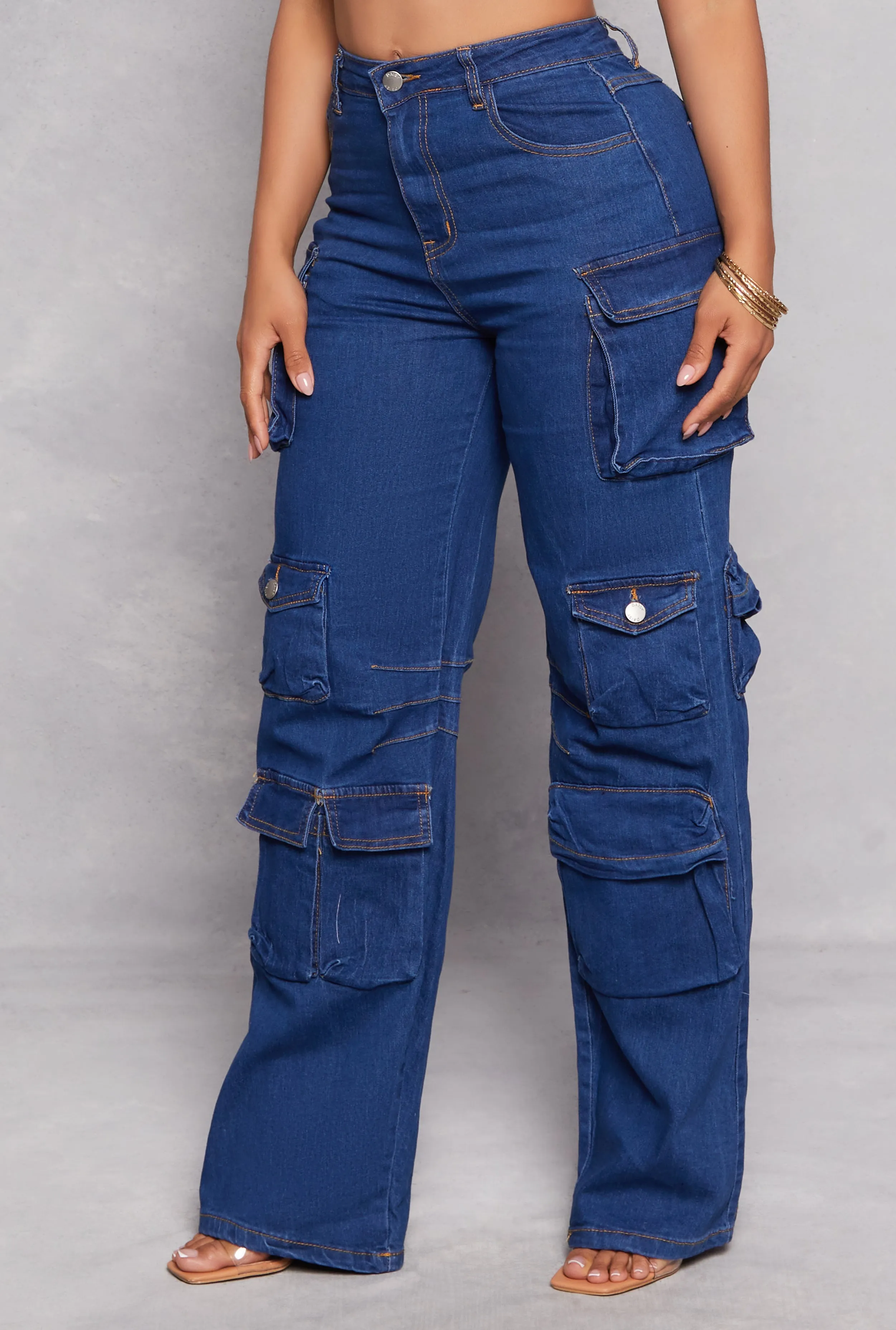 Daisy Wide Leg Cargo Jeans sold by Rainbow product image thumbnail 2