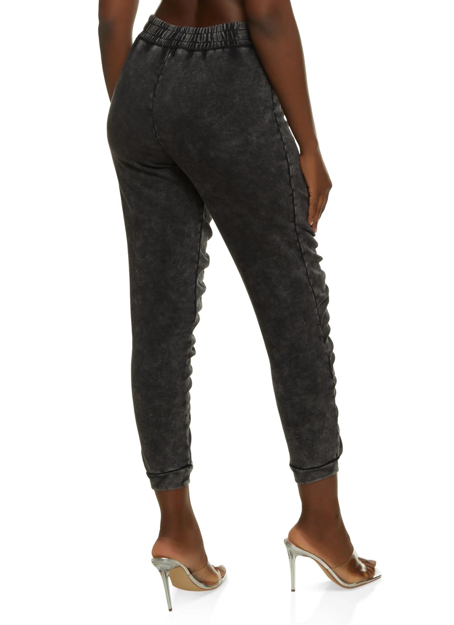 Acid Wash Ruched Joggers sold by Rainbow product image thumbnail 2