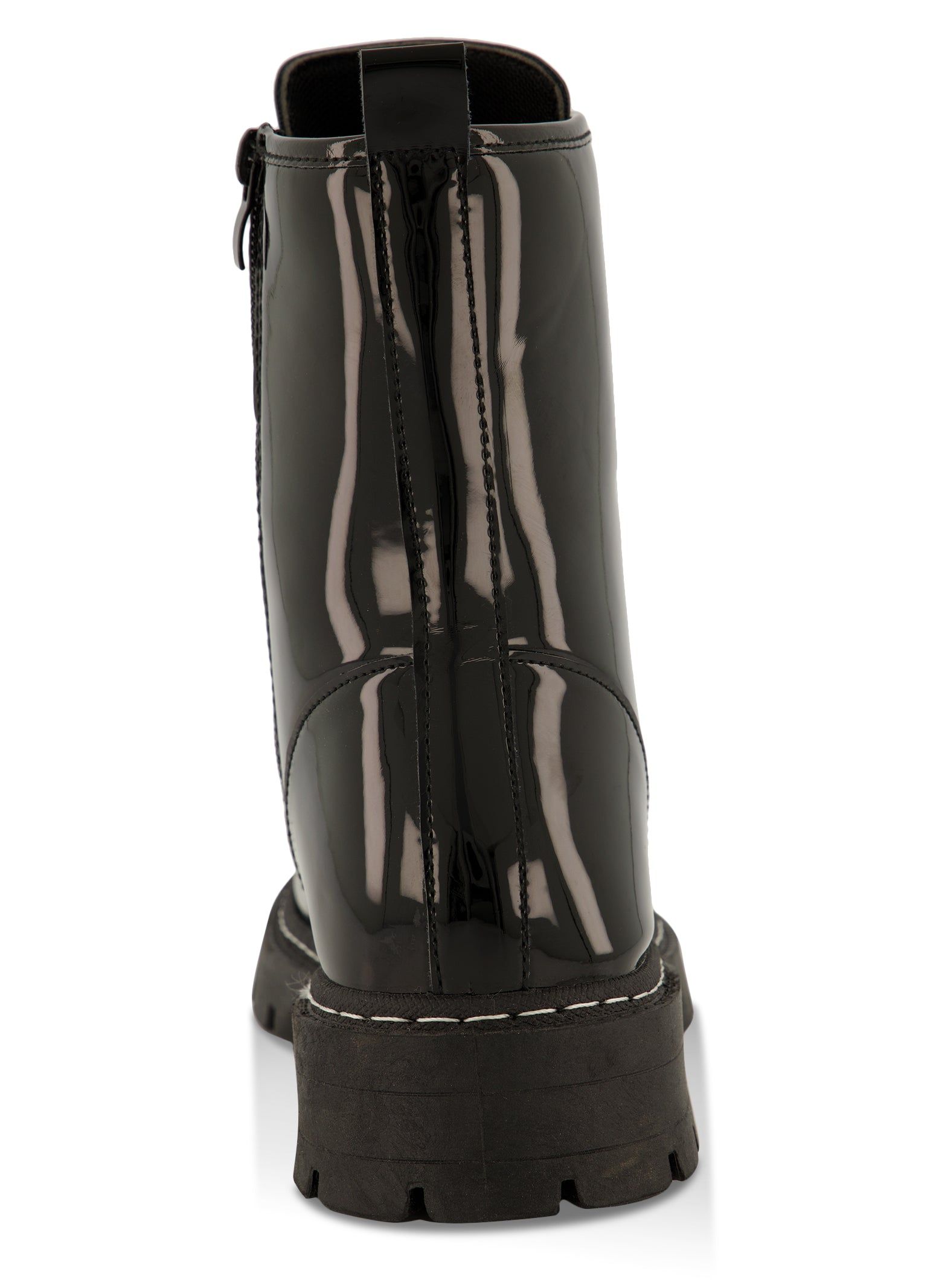 Side Zip Lace Up Combat Booties sold by Rainbow product image thumbnail 3