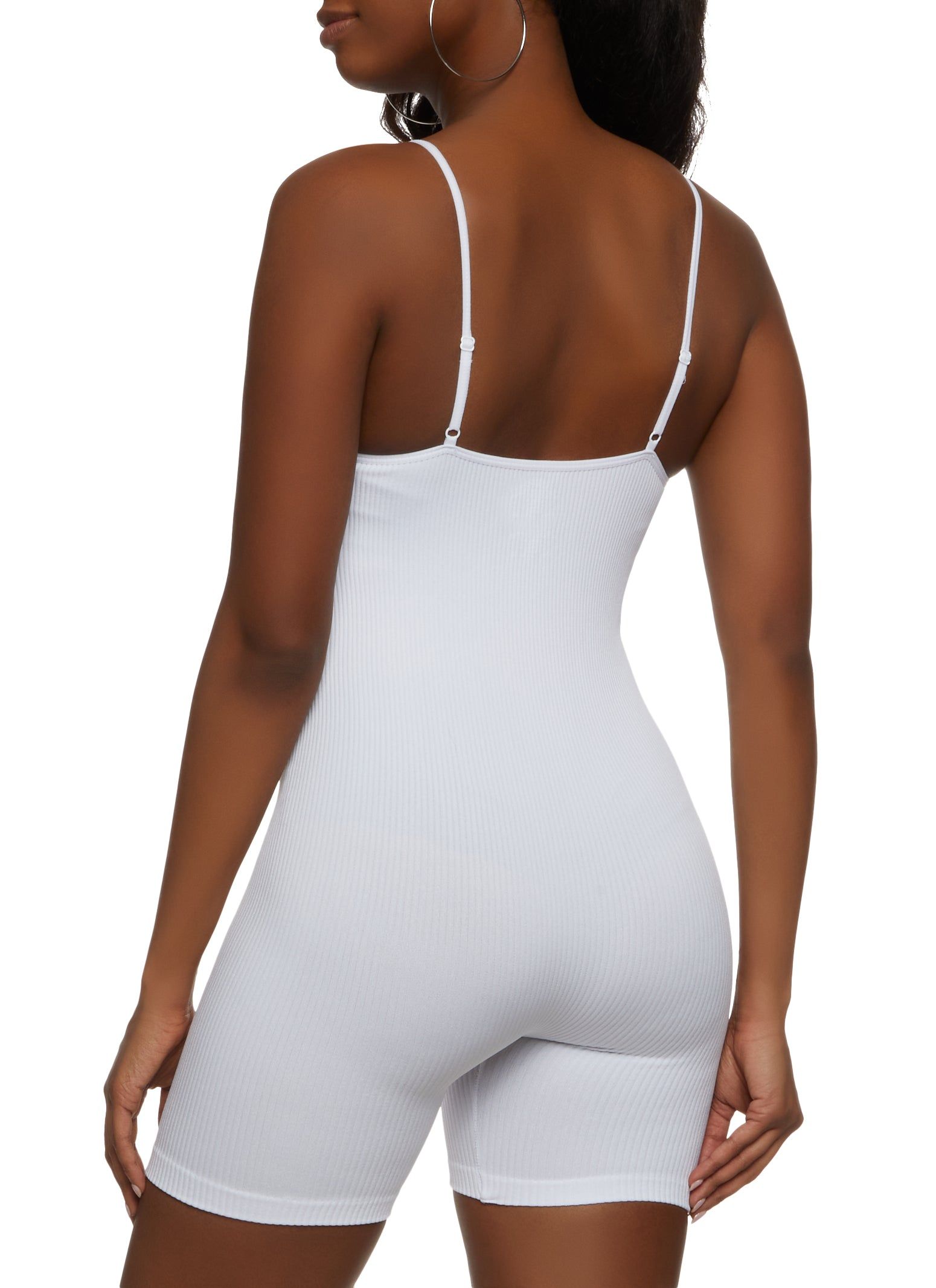 Seamless Ribbed Cami Romper sold by Rainbow product image thumbnail 2