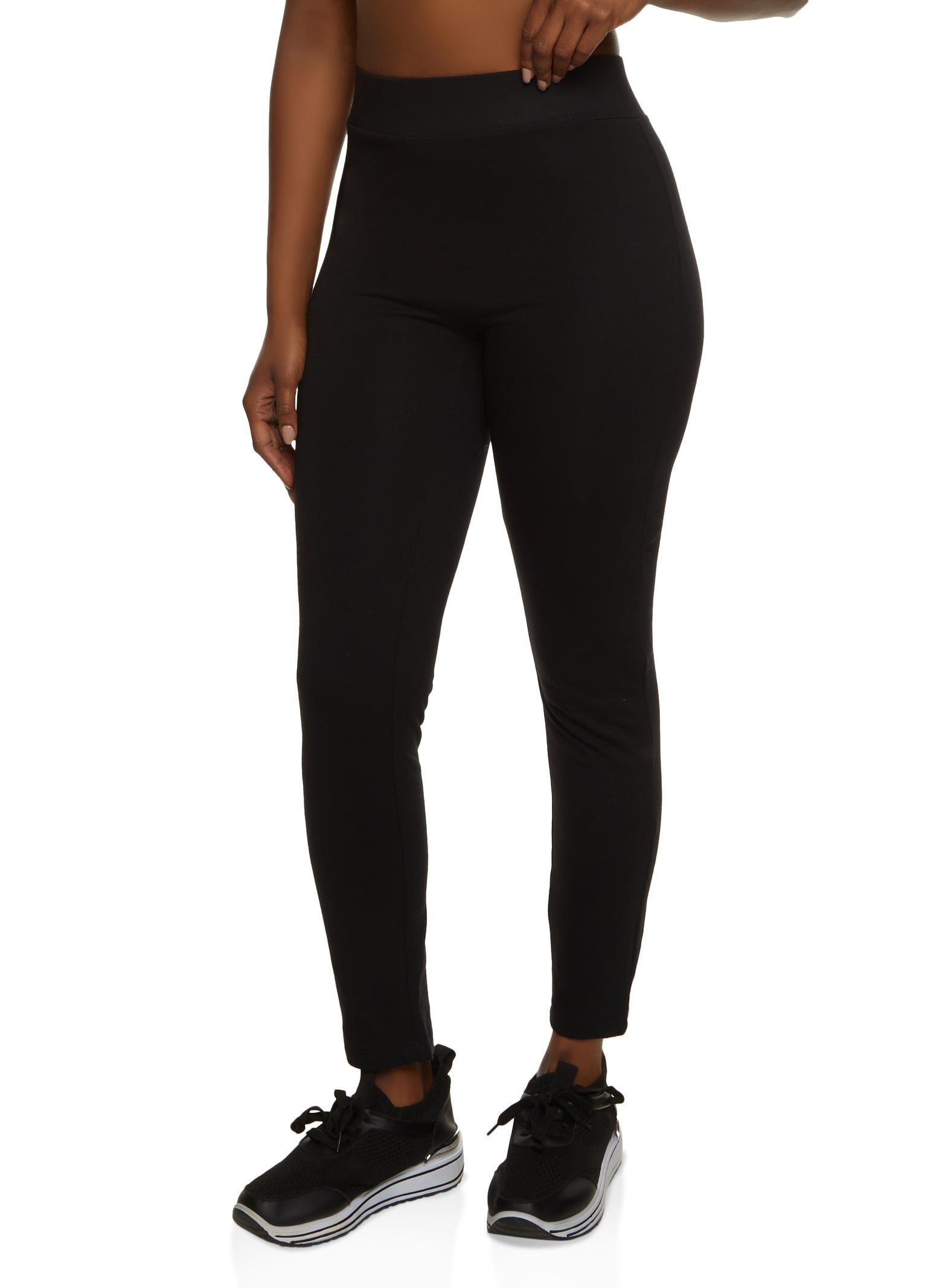 Wide Waistband High Waisted Leggings sold by Rainbow