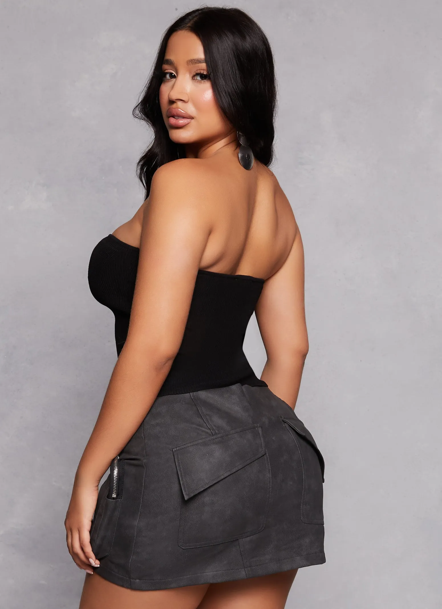 Basic Knit Tube Top sold by Rainbow product image thumbnail 3