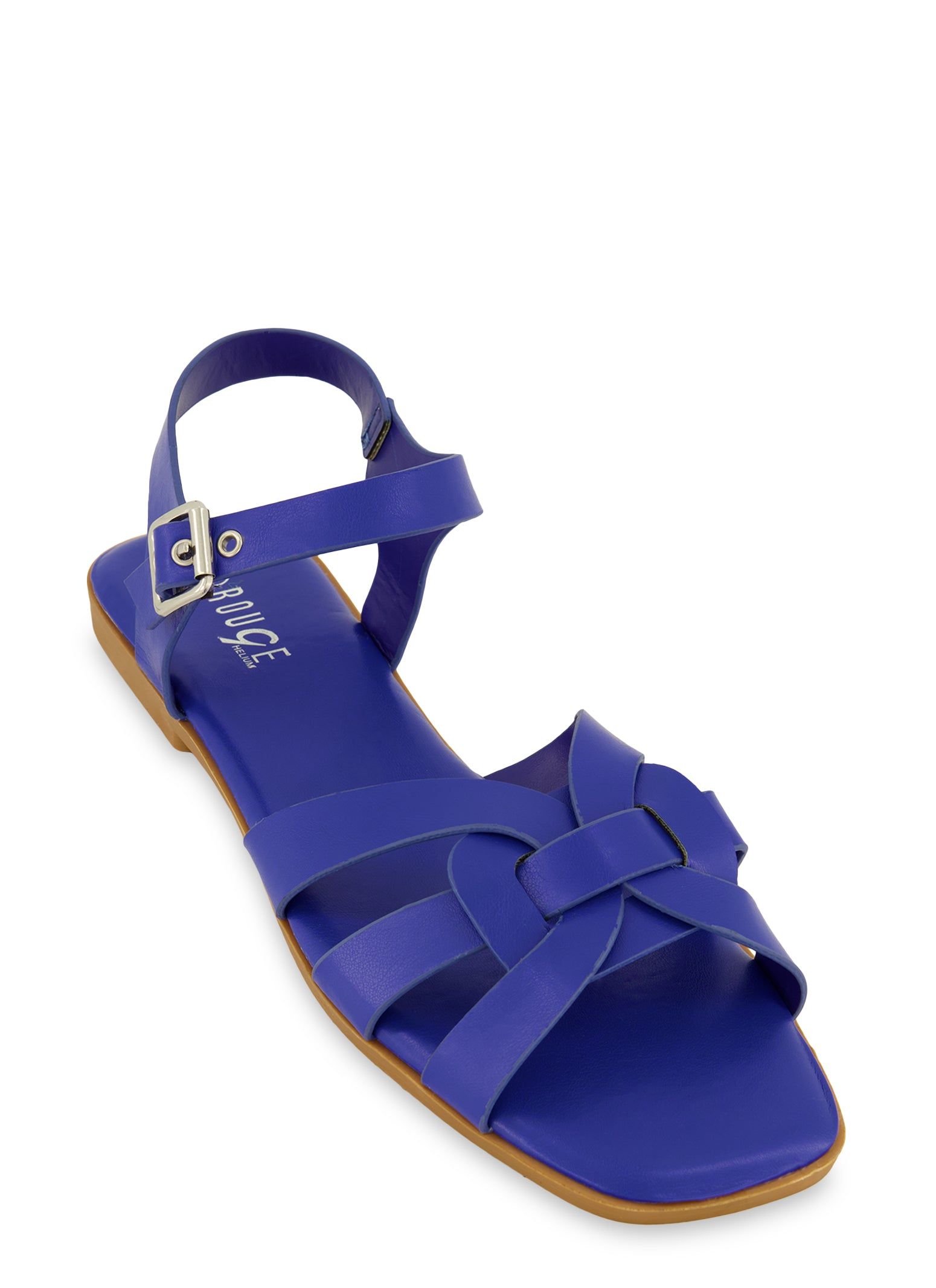 Woven Band Buckle Strap Sandals sold by Rainbow