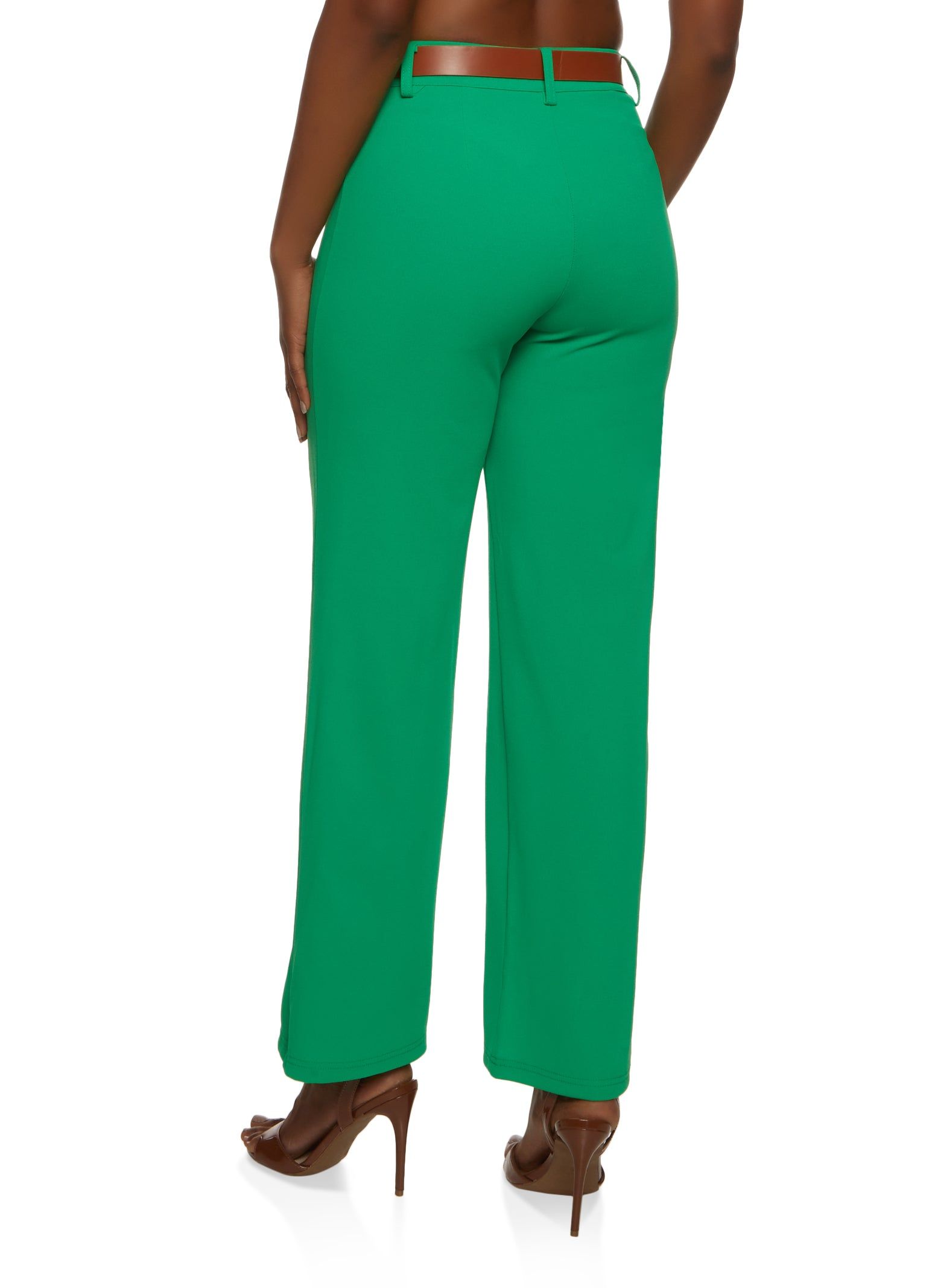 High Waist Belted Dress Pants sold by Rainbow product image thumbnail 2
