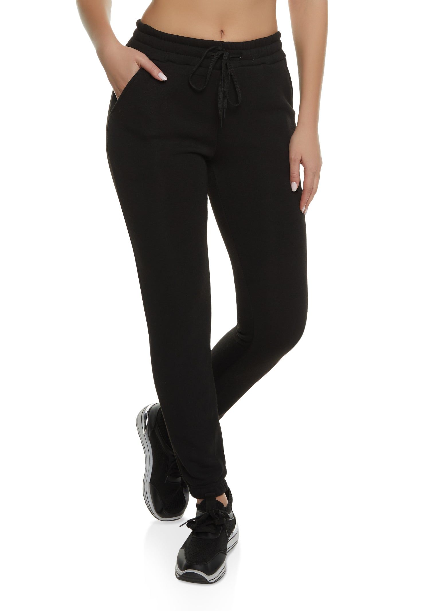 Fleece Lined Drawstring Sweatpants sold by Rainbow