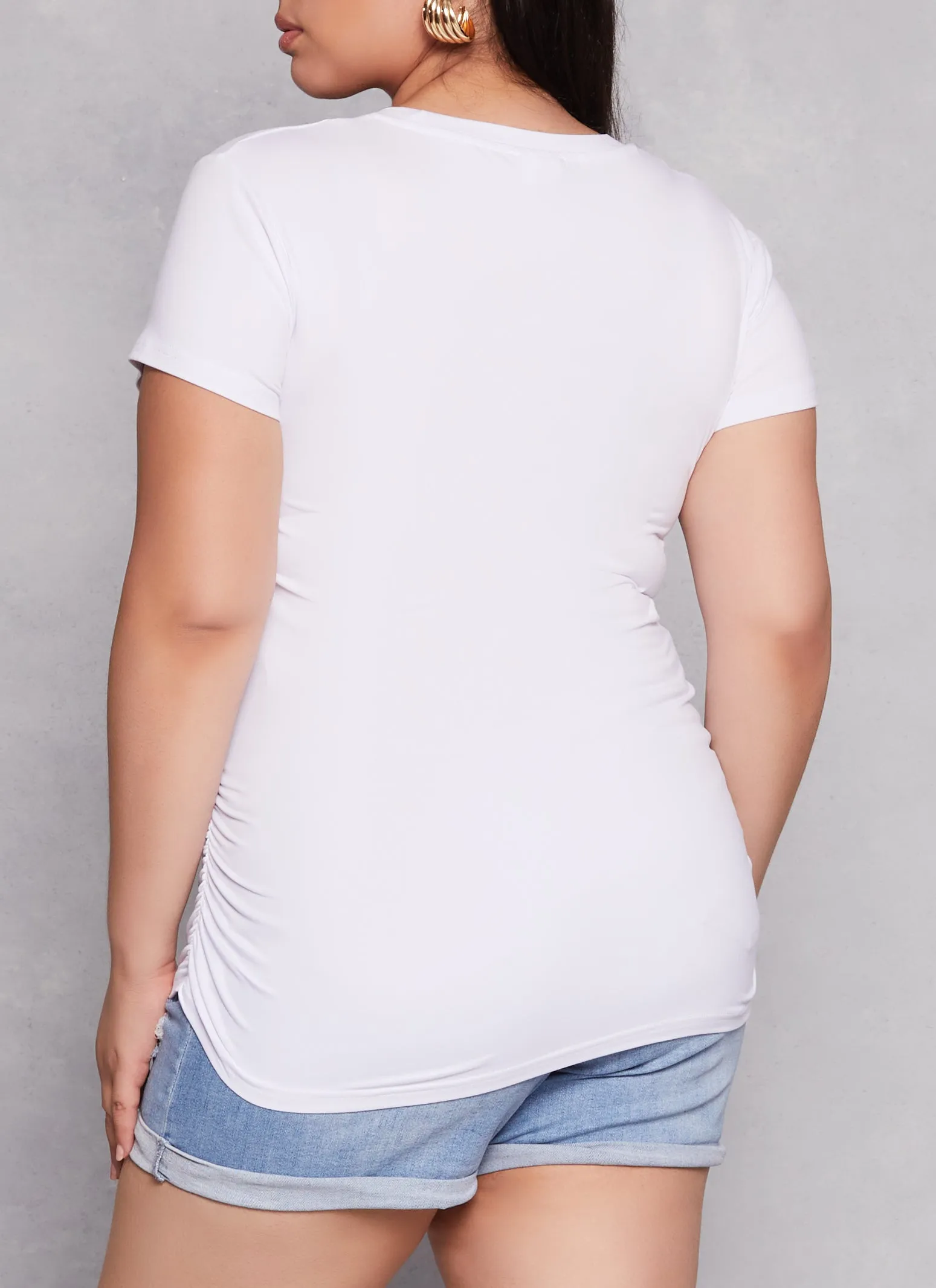 Plus Size Expensive and Difficult 3D Foil Graphic Tee sold by Rainbow product image thumbnail 3