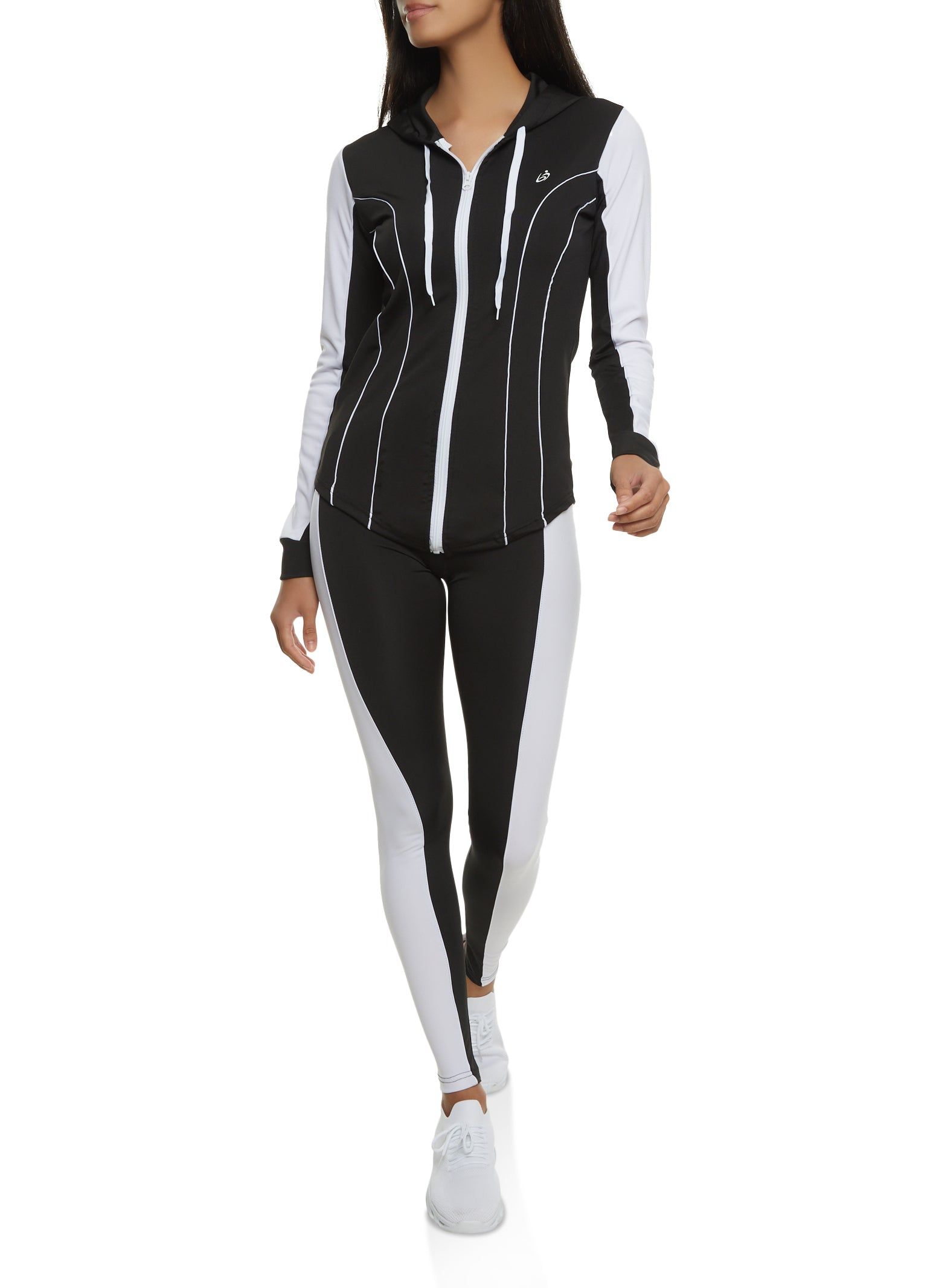 Color Block Stripe Detail Track Jacket sold by Rainbow product image thumbnail 2