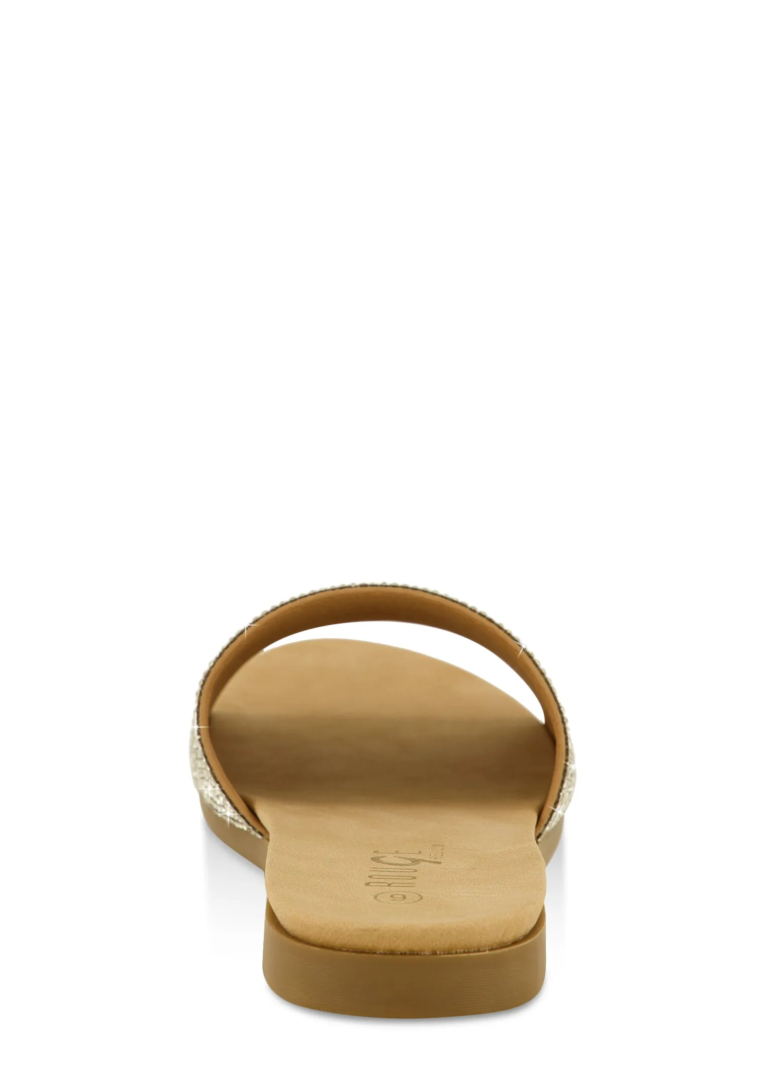 Rhinestone Band Open Toe Slide Sandals sold by Rainbow product image thumbnail 3