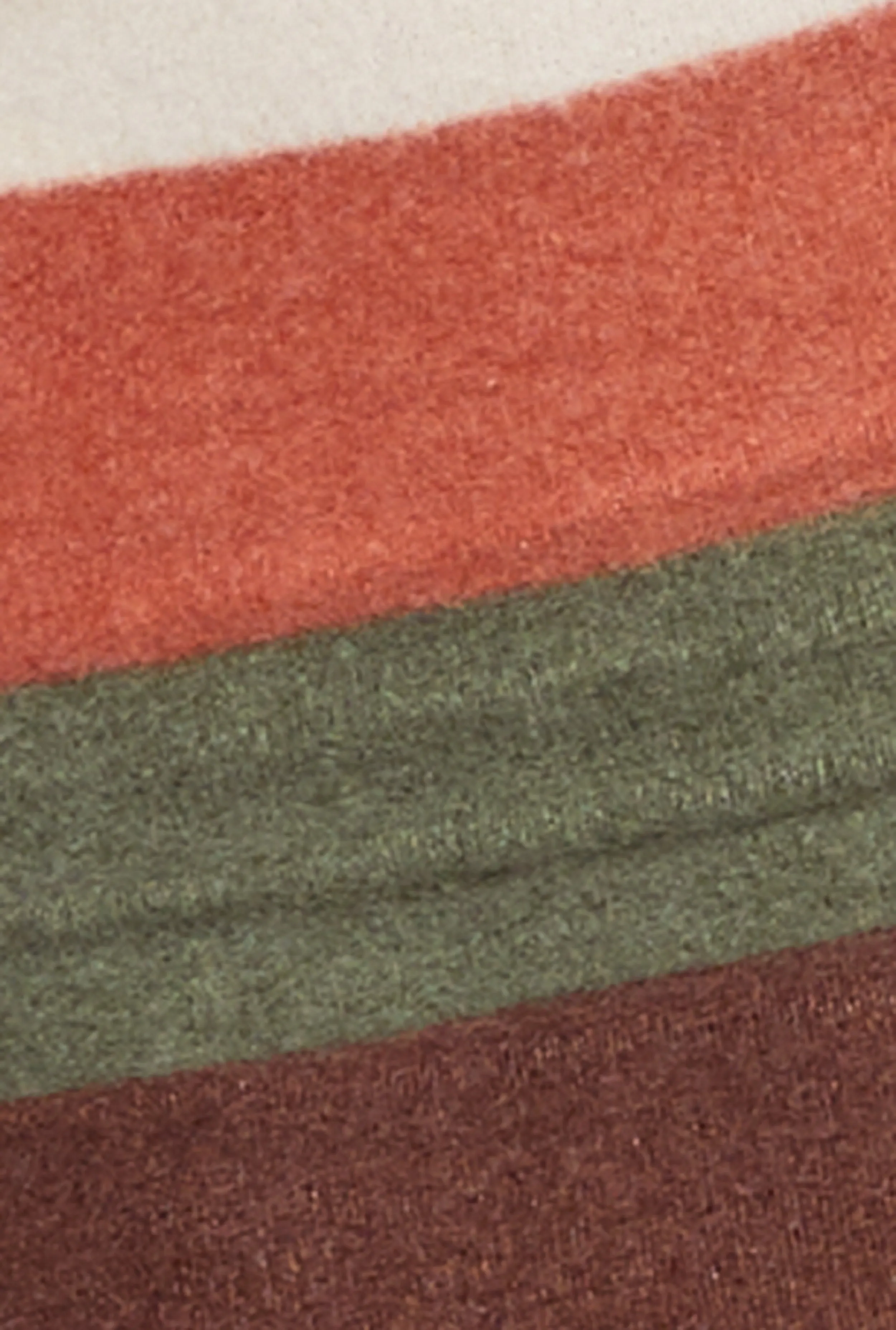 Striped Brush Knit Mock Neck Cropped Tank Top sold by Rainbow product image thumbnail 4